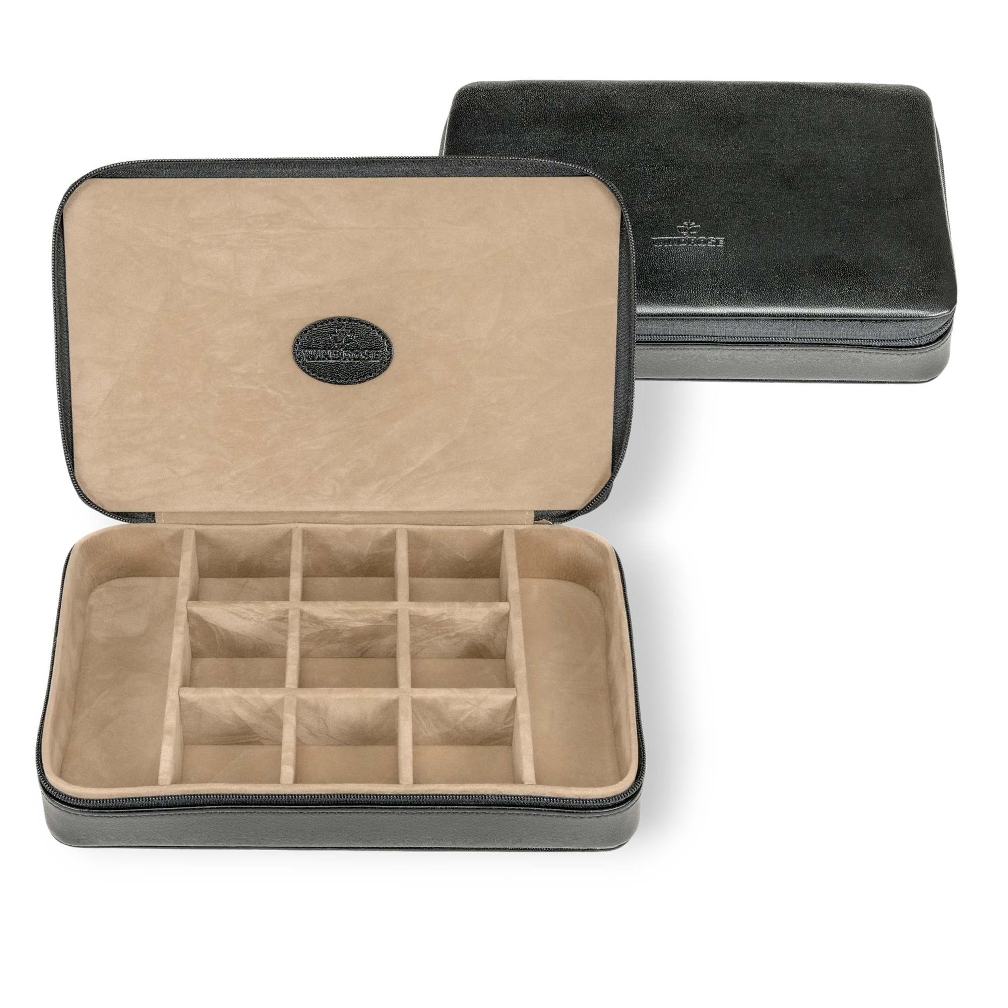 Charmbox für die Reise Merino / schwarz