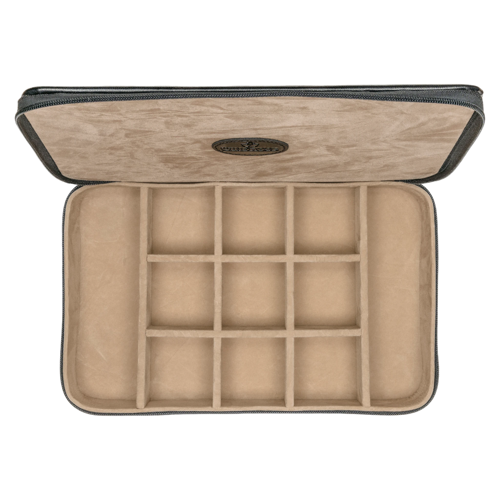Charmbox für die Reise Merino / schwarz