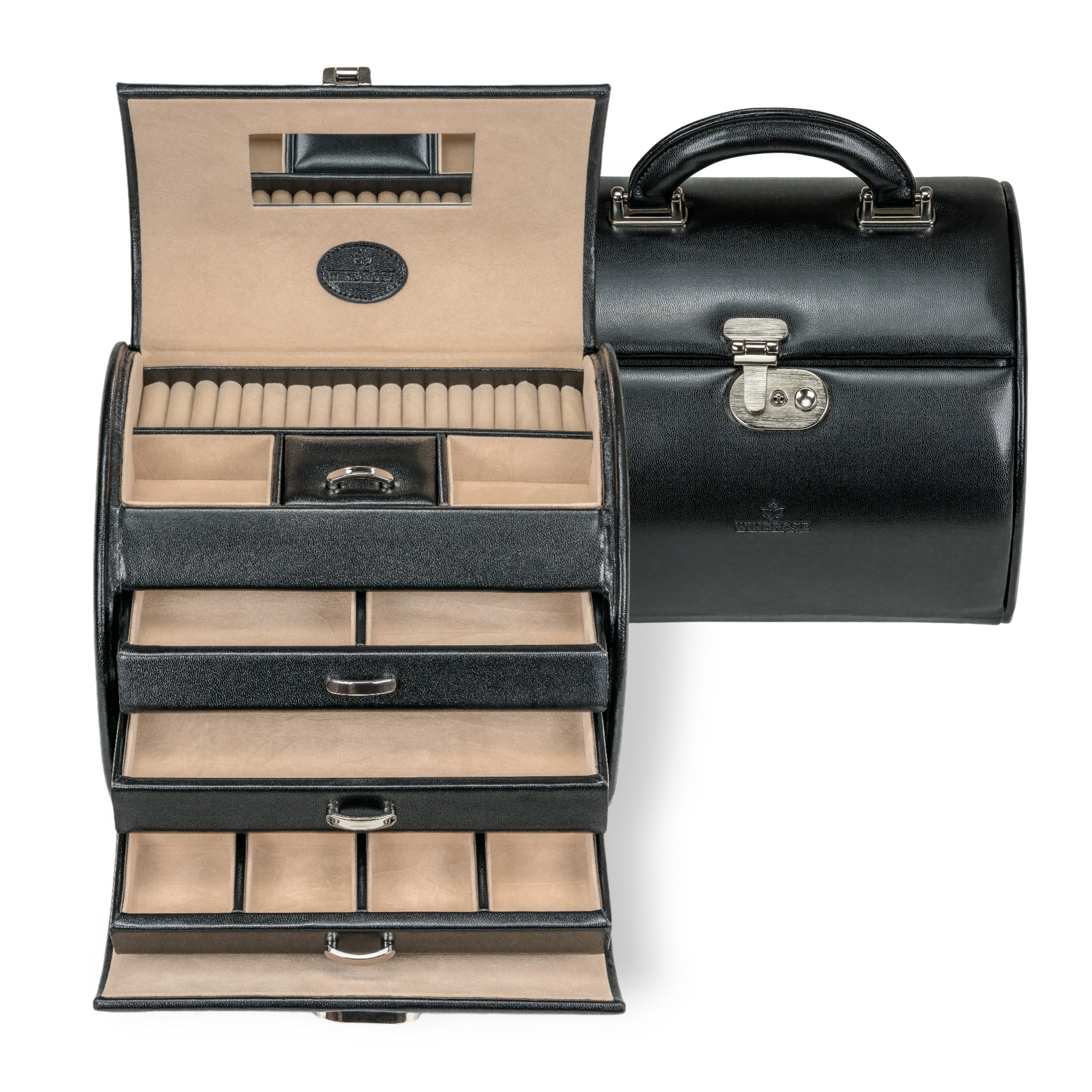 Coffret à bijoux Merino / noir