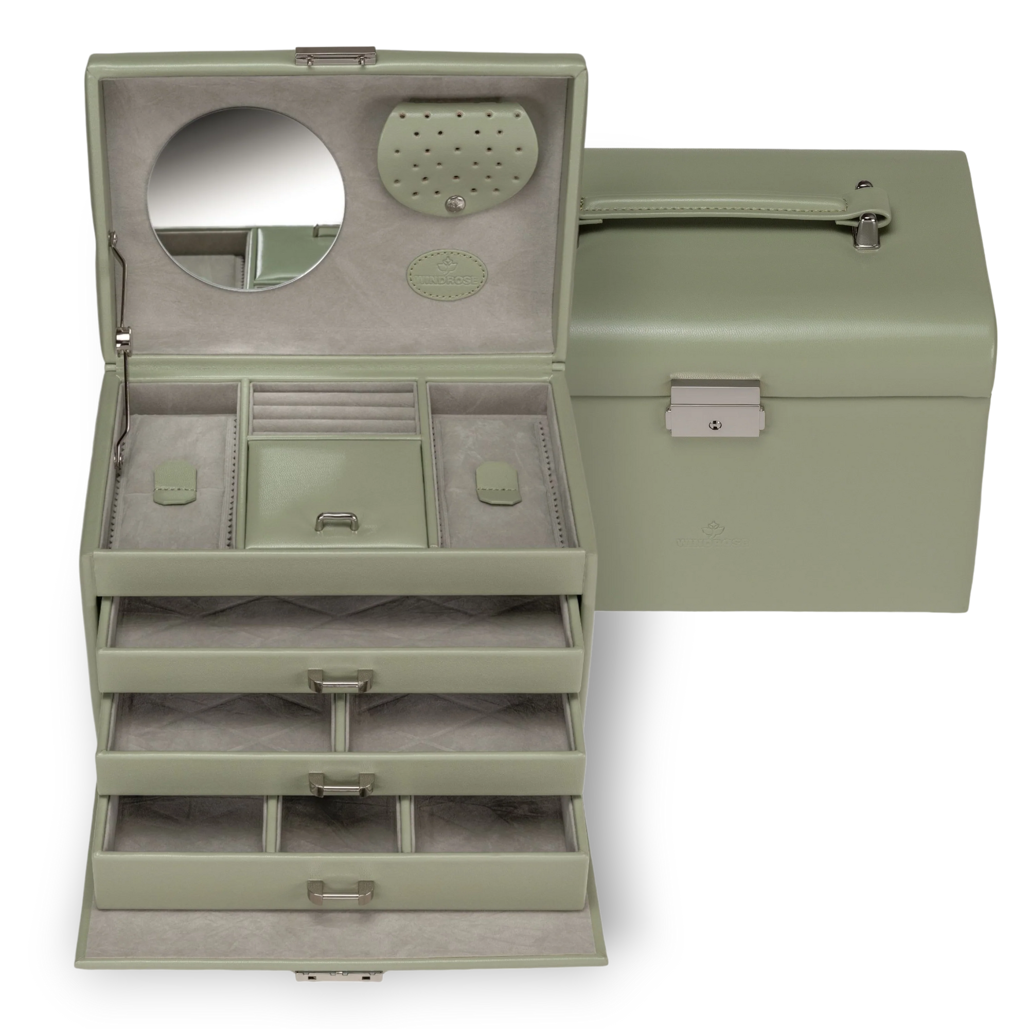 Coffret à bijoux Merino Moda / sauge