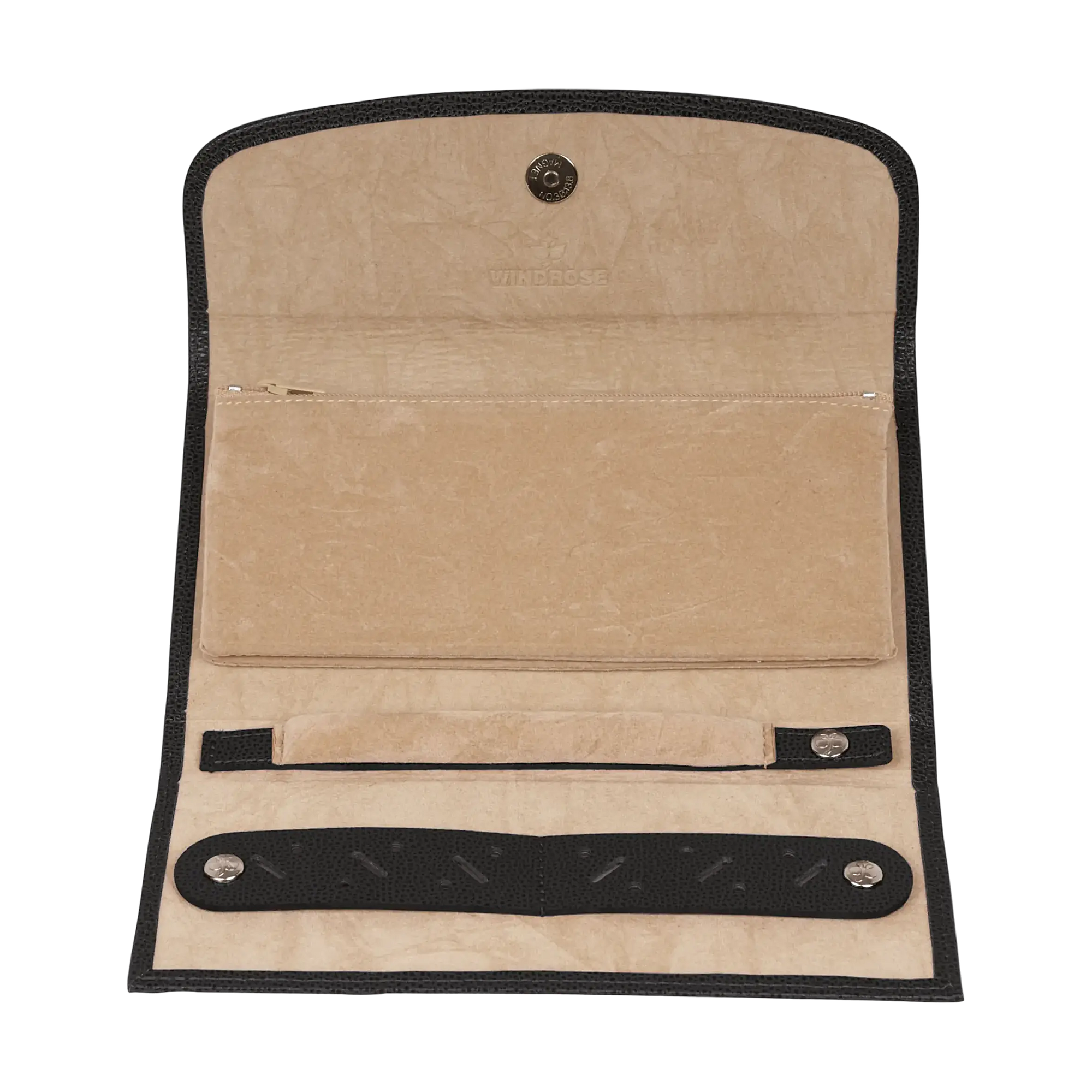 Borsa per gioielli Beluga / nero (pelle)