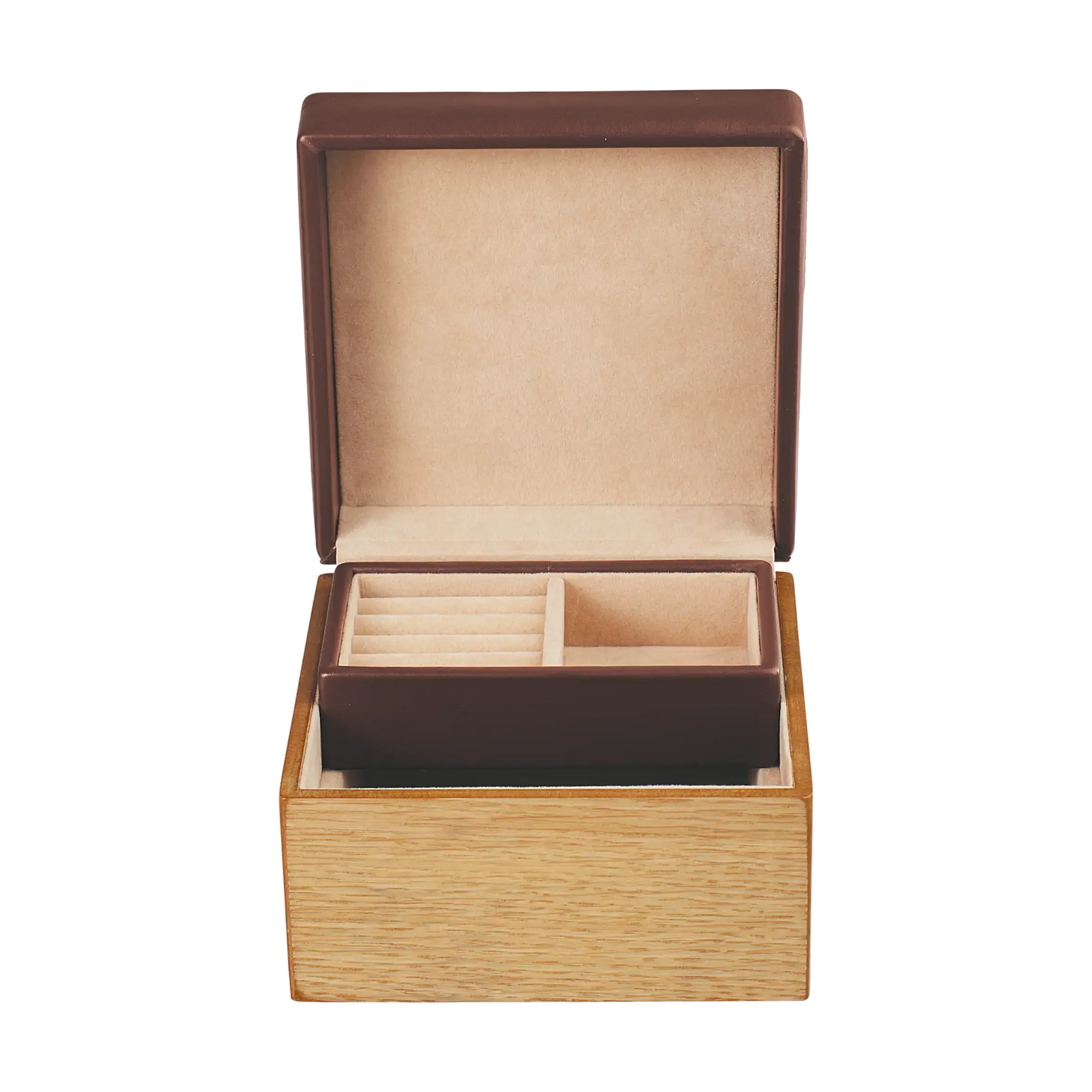 Portagioie in legno / marrone