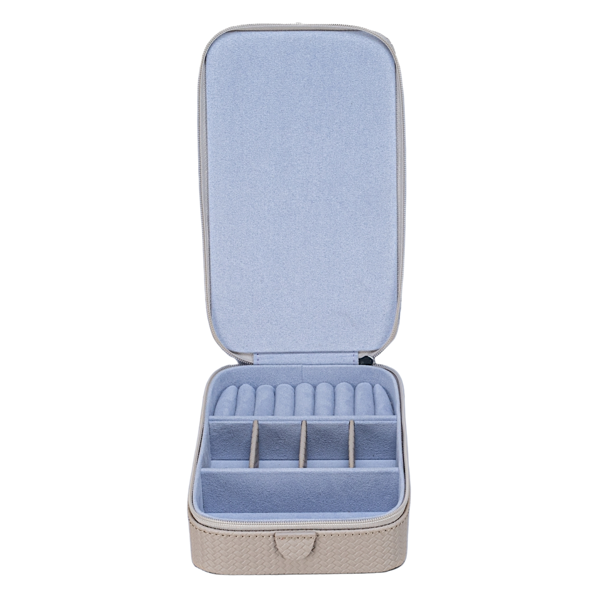 Coffret à bijoux L avec insert Corbello / taupe