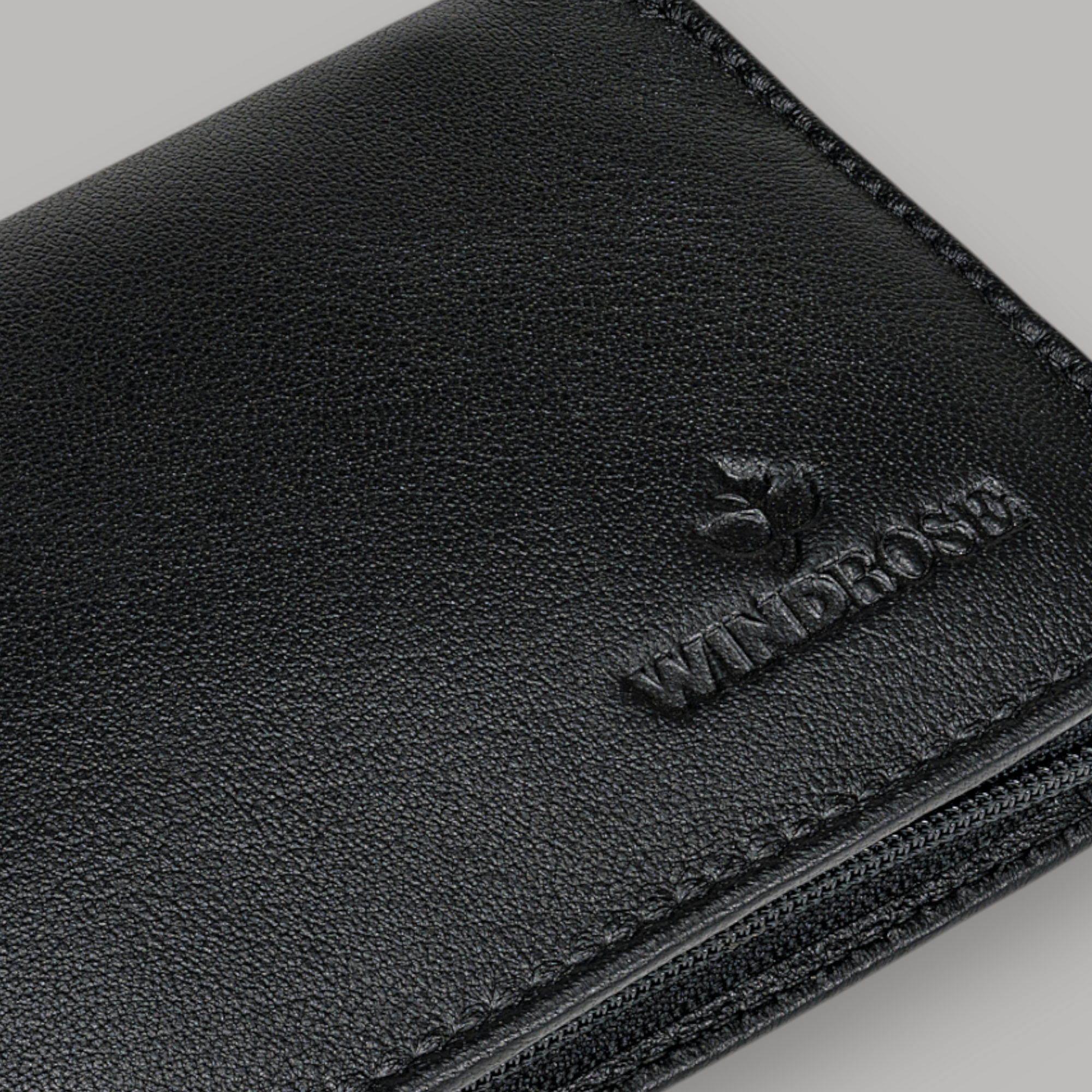 Trousse de manucure 7 pièces Nappa / noir (cuir de vachette pleine fleur)