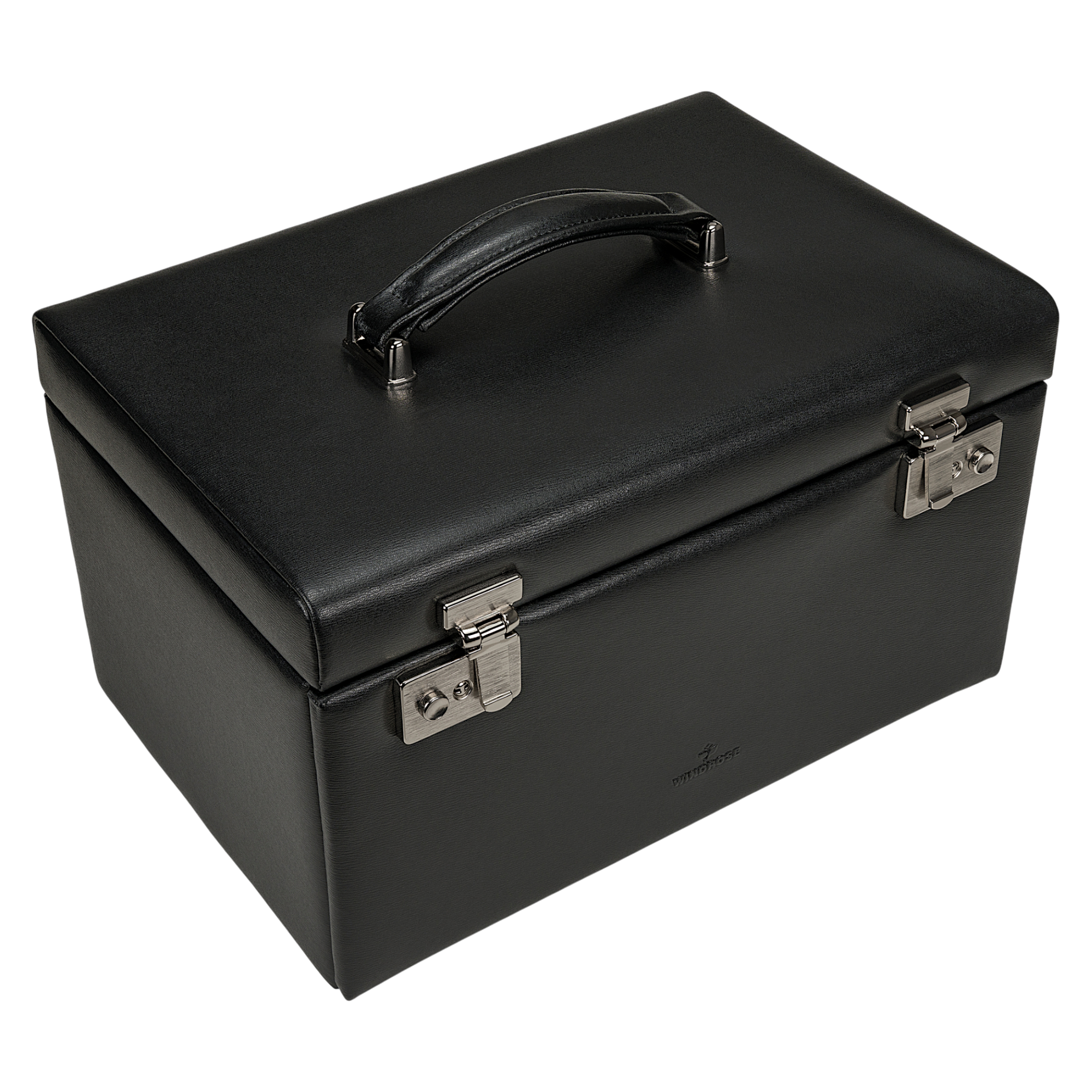 Coffret à bijoux/montres Ambiance / noir (cuir)