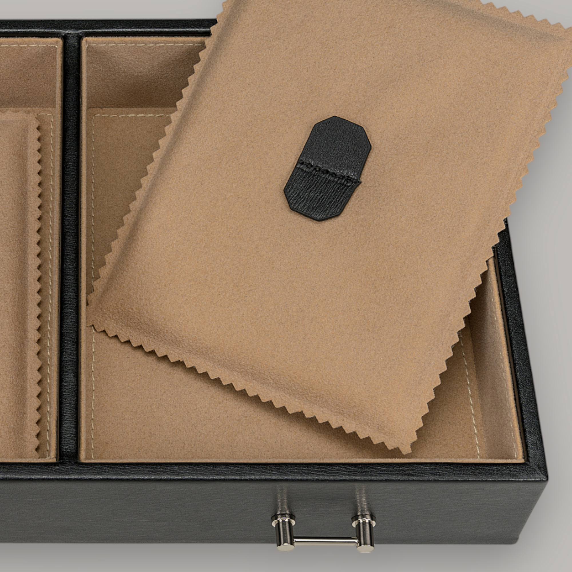 Coffret à bijoux/montres Ambiance / noir (cuir)