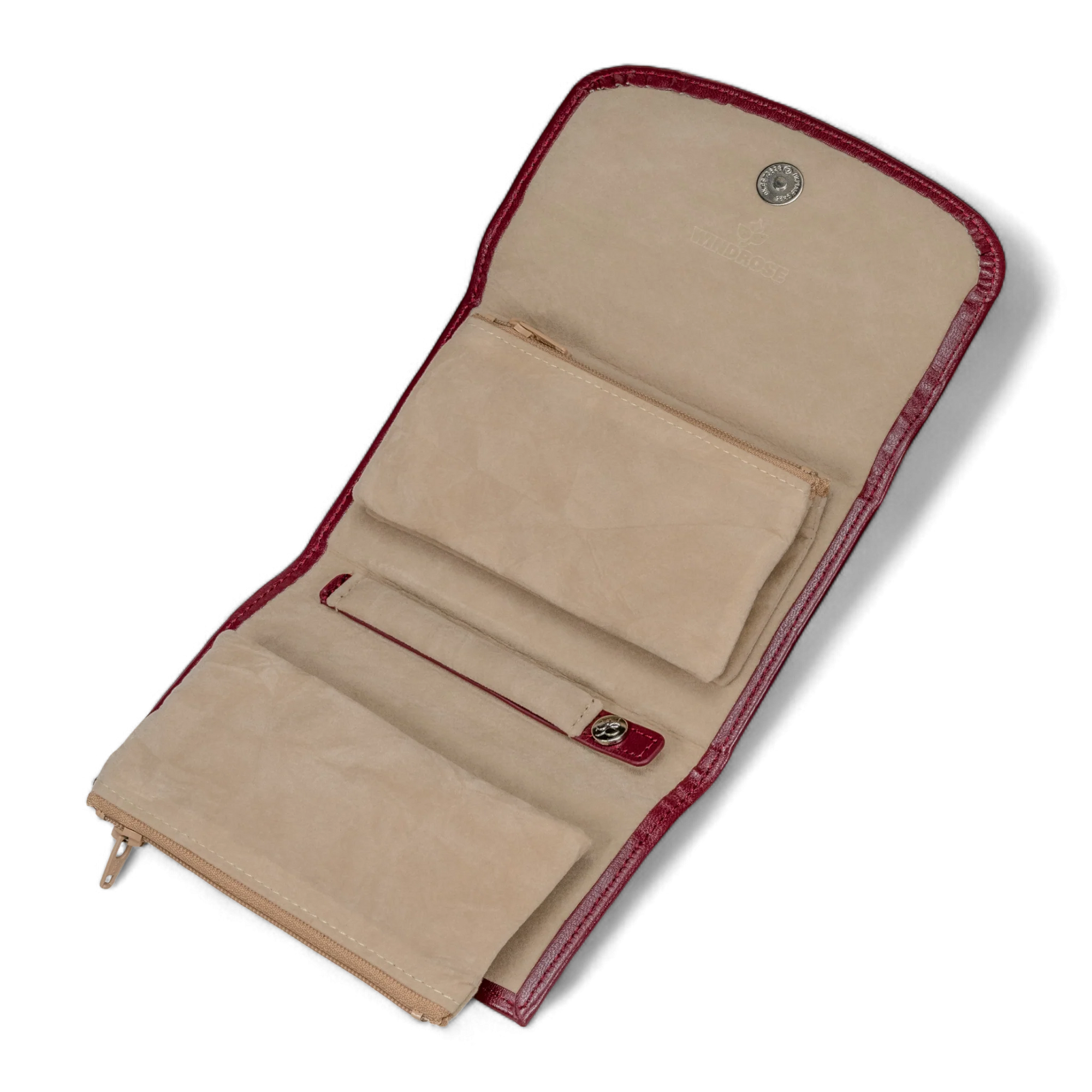 Portagioie XXL con borsa portagioie integrata Merino / rosso