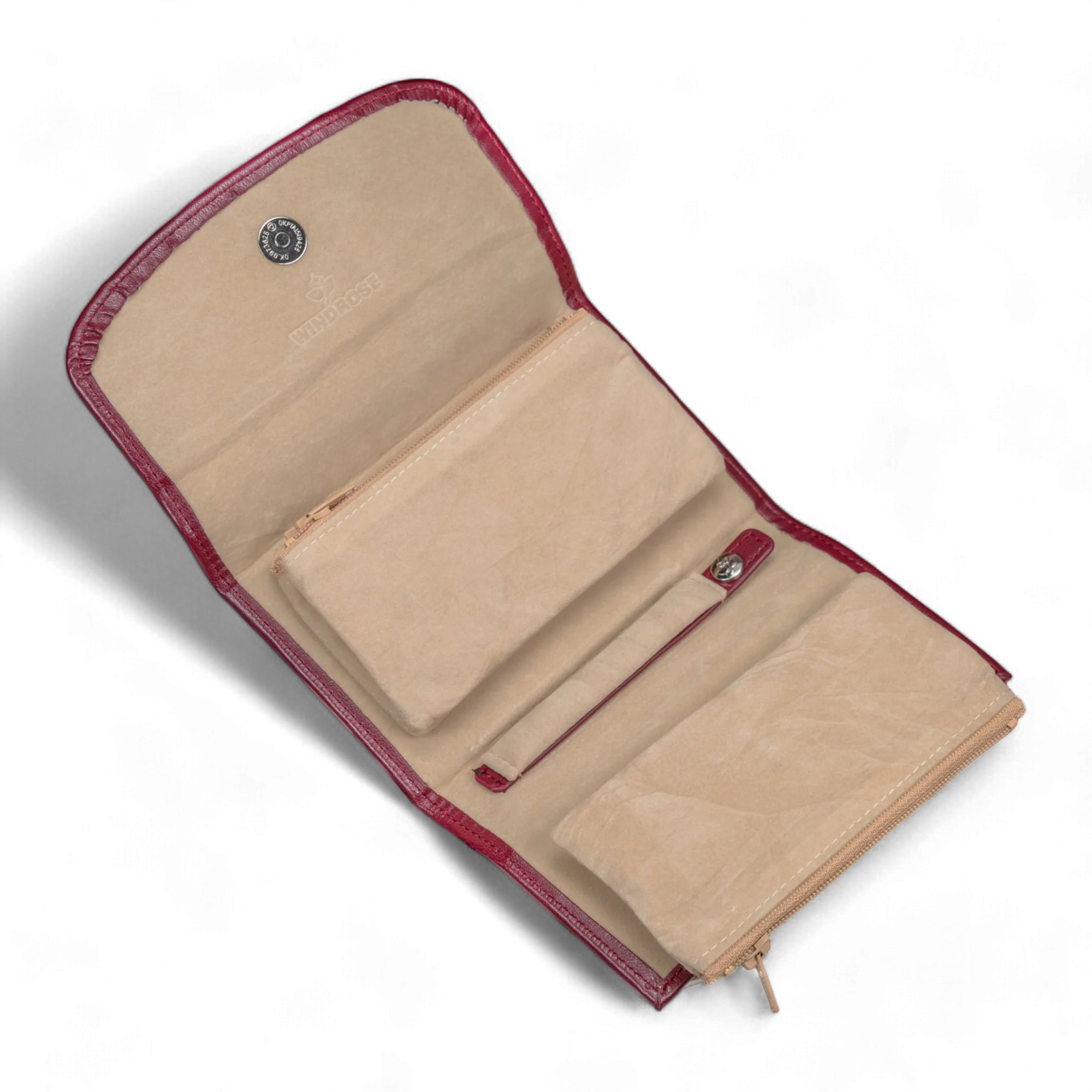 Portagioie XXL con borsa portagioie integrata Merino / rosso