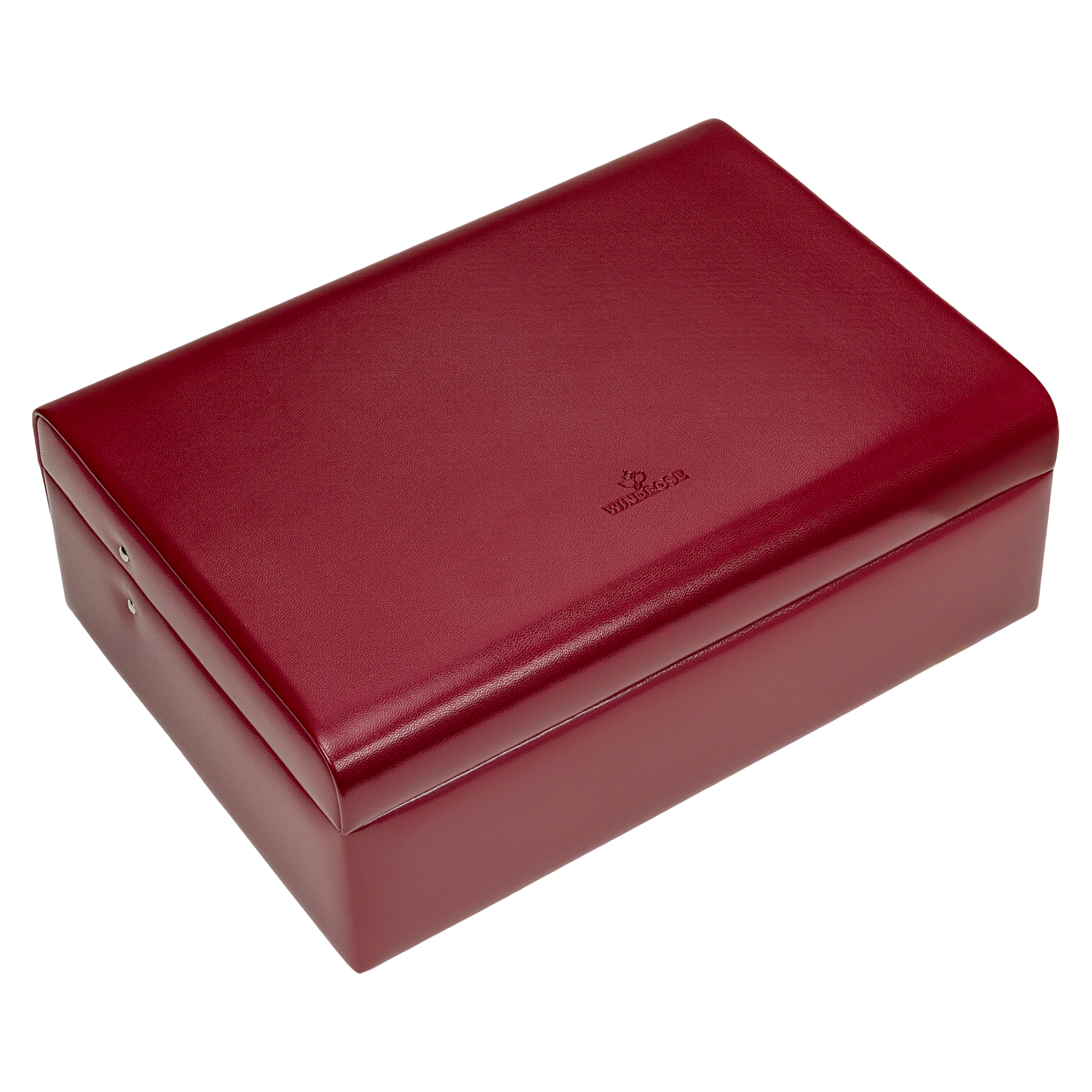 Charmbox mit 2 herausnehmbaren Einsätze Merino / rot