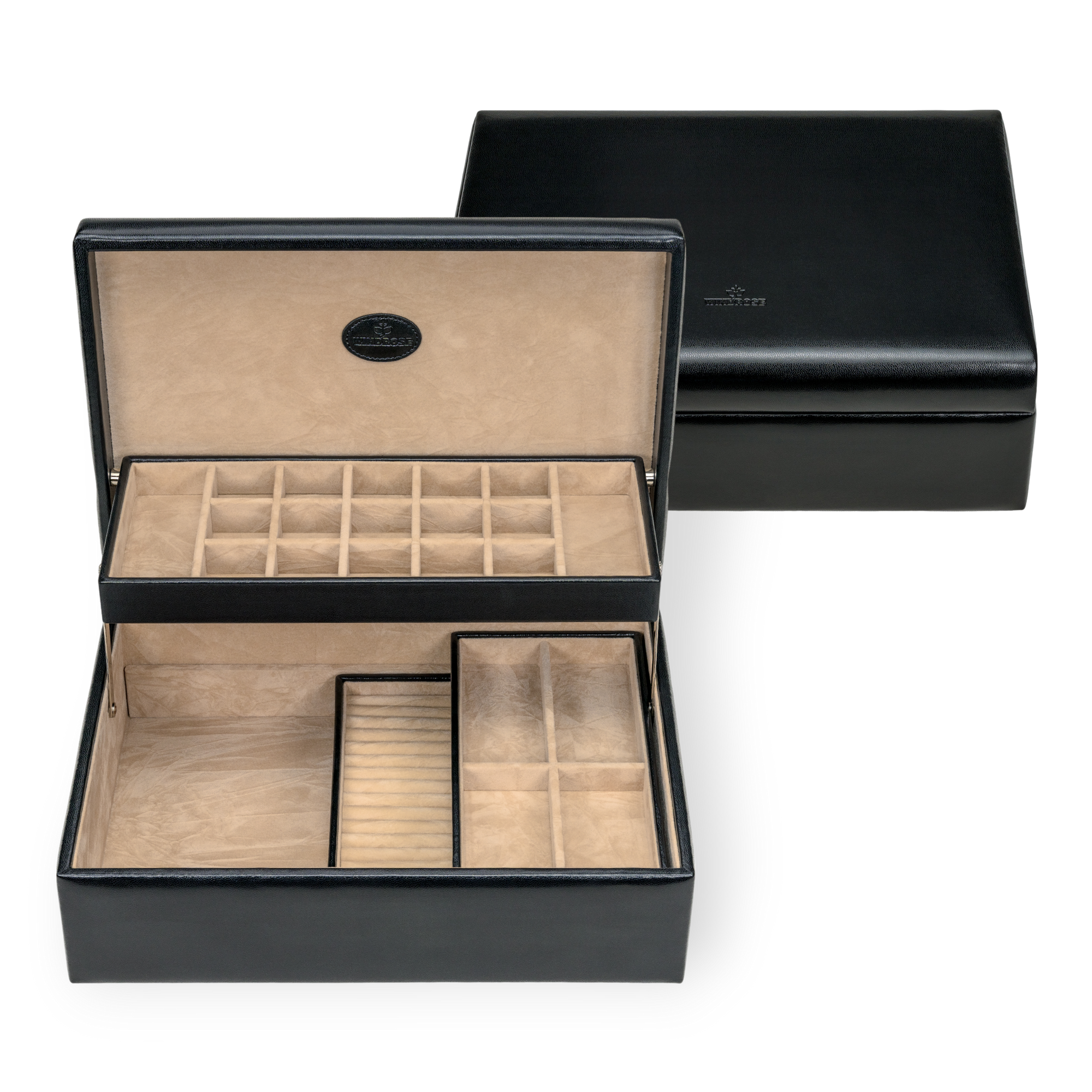 Charmbox avec 2 inserts amovibles Merino / noir