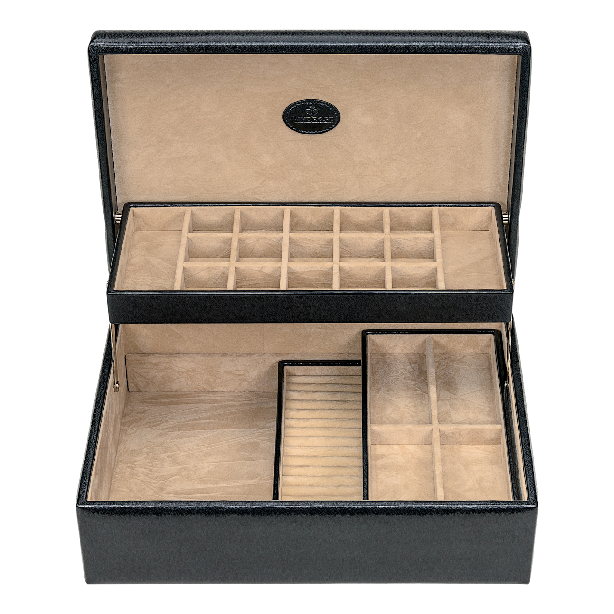 Charmbox avec 2 inserts amovibles Merino / noir