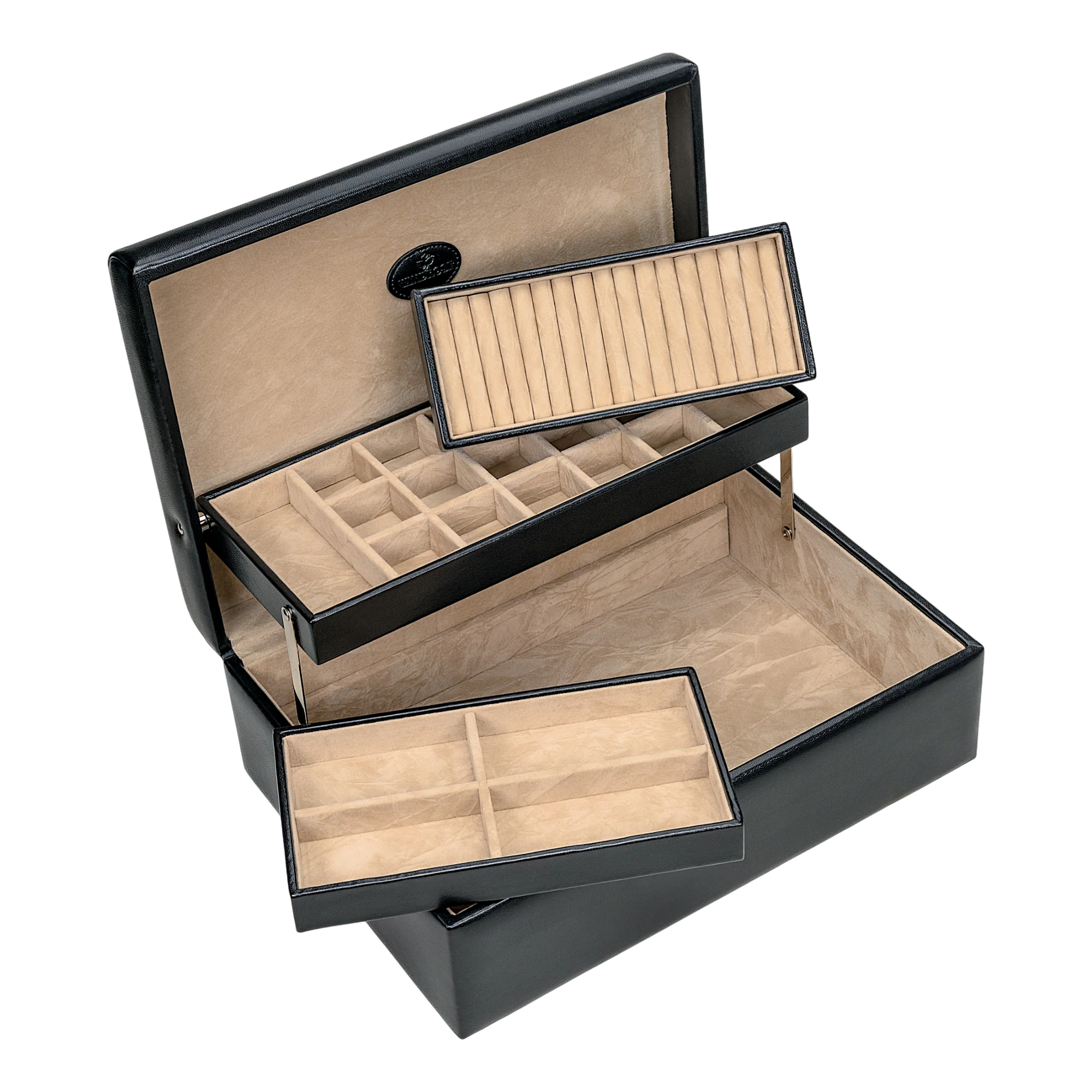 Charmbox avec 2 inserts amovibles Merino / noir