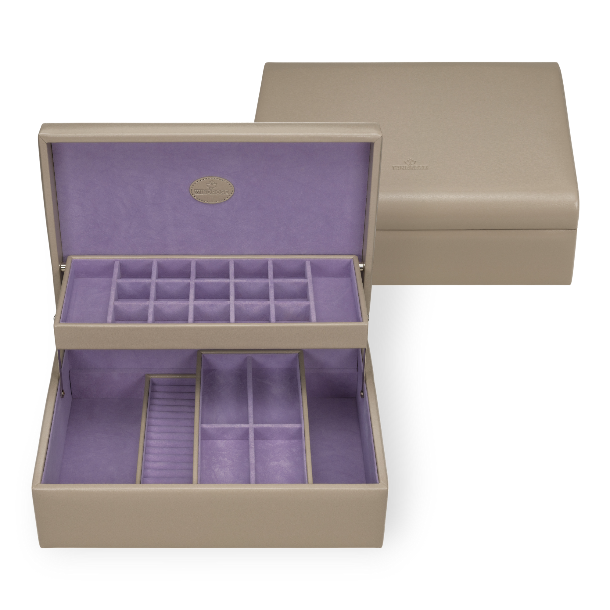 Charmbox avec 2 inserts amovibles Merino Moda / beige