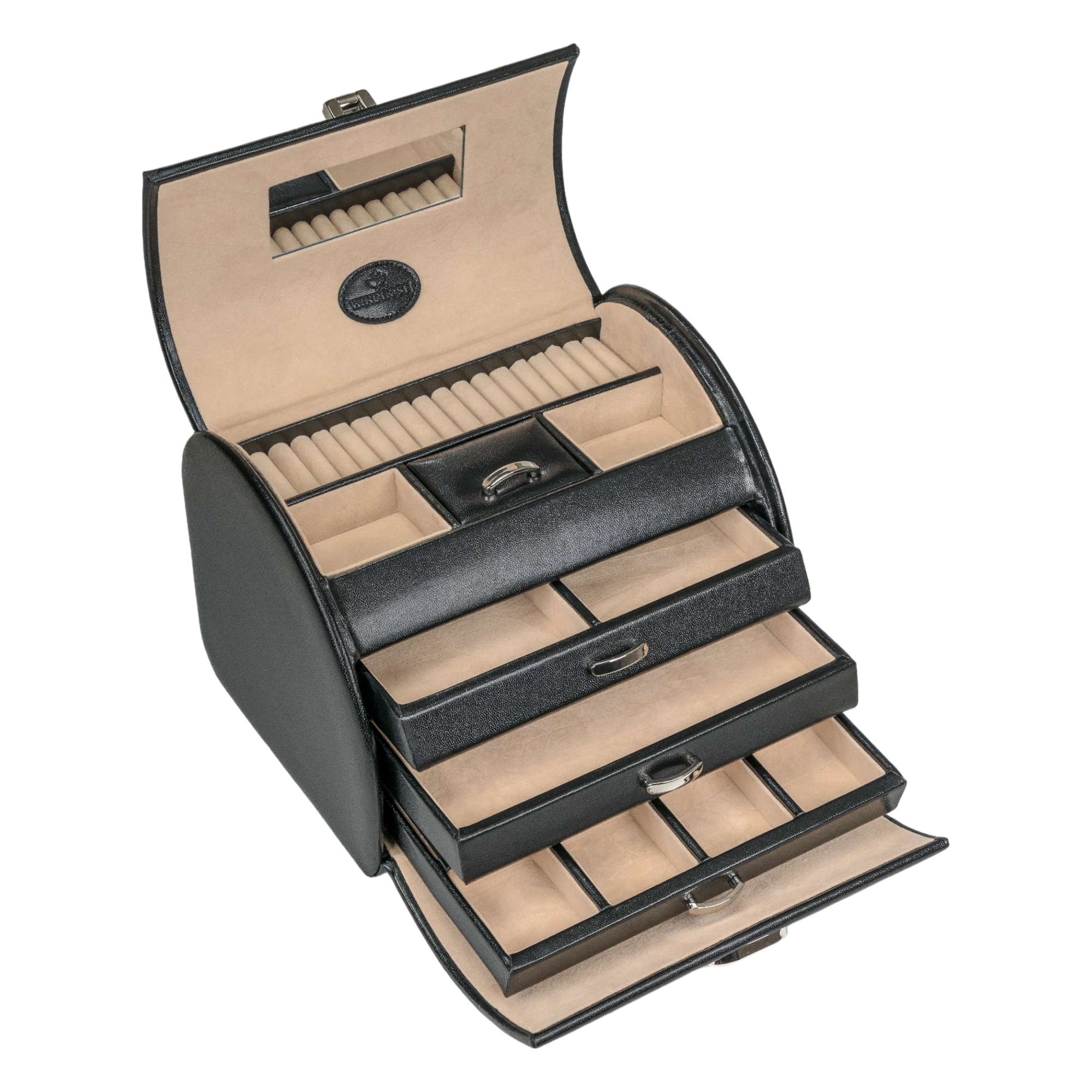 Coffret à bijoux Merino / noir