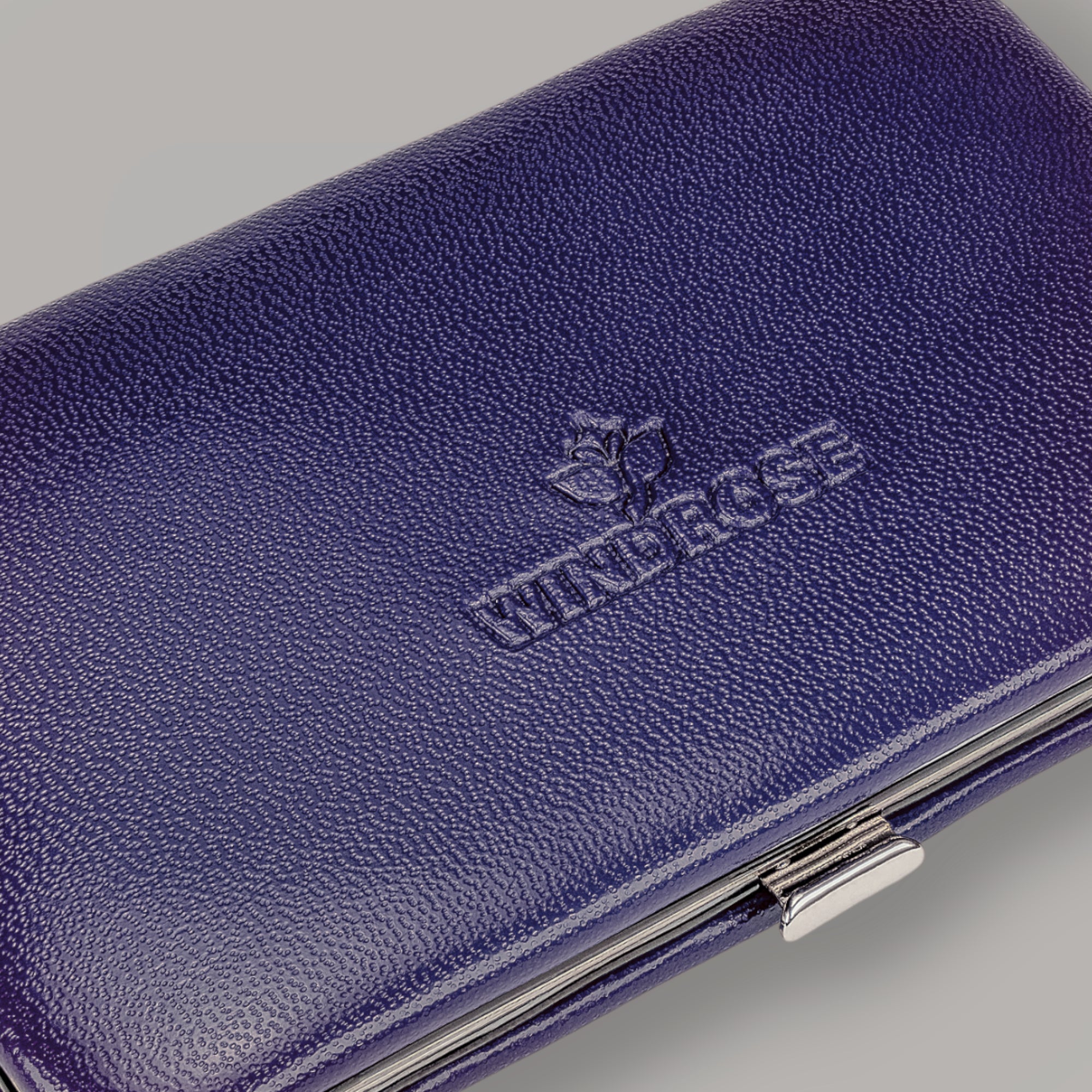 Astuccio per manicure da 4 pezzi Merino Moda / blu scuro