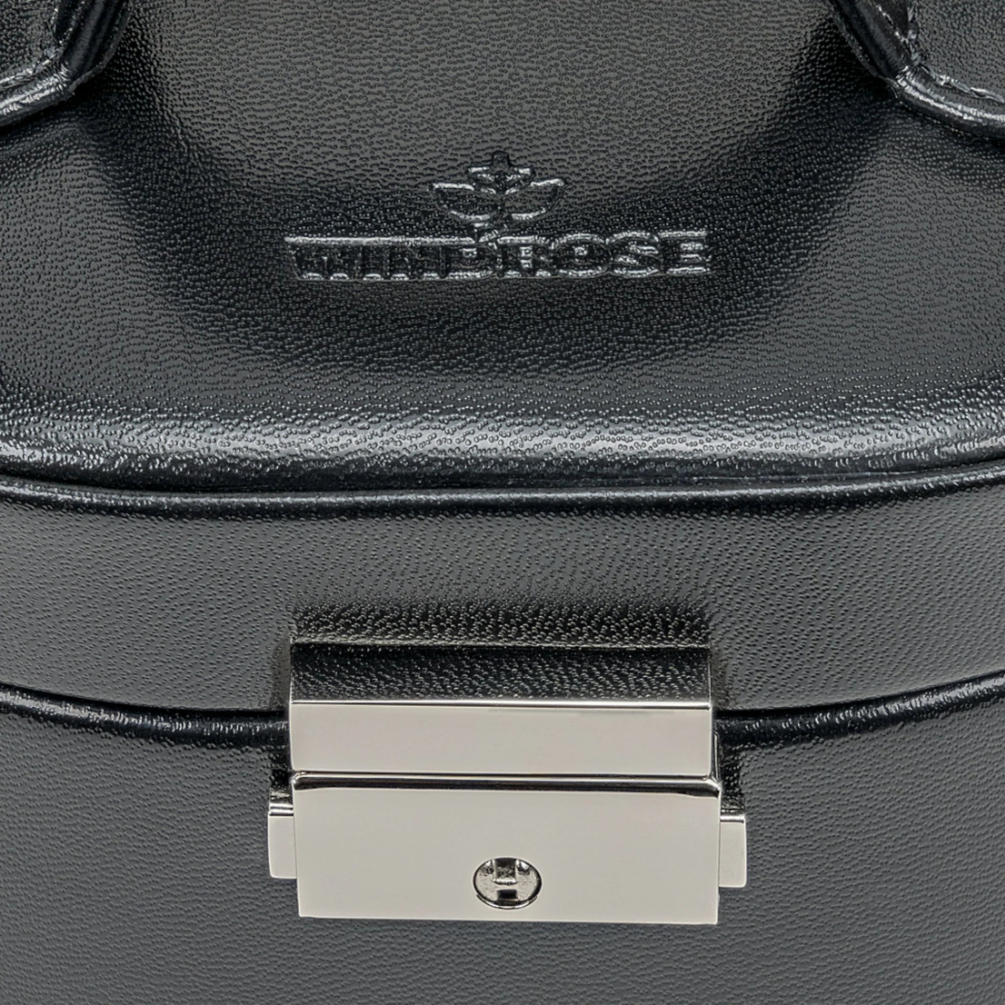 Piccolo portagioie con inserto (utilizzabile come custodia da viaggio separata) Merino / nero