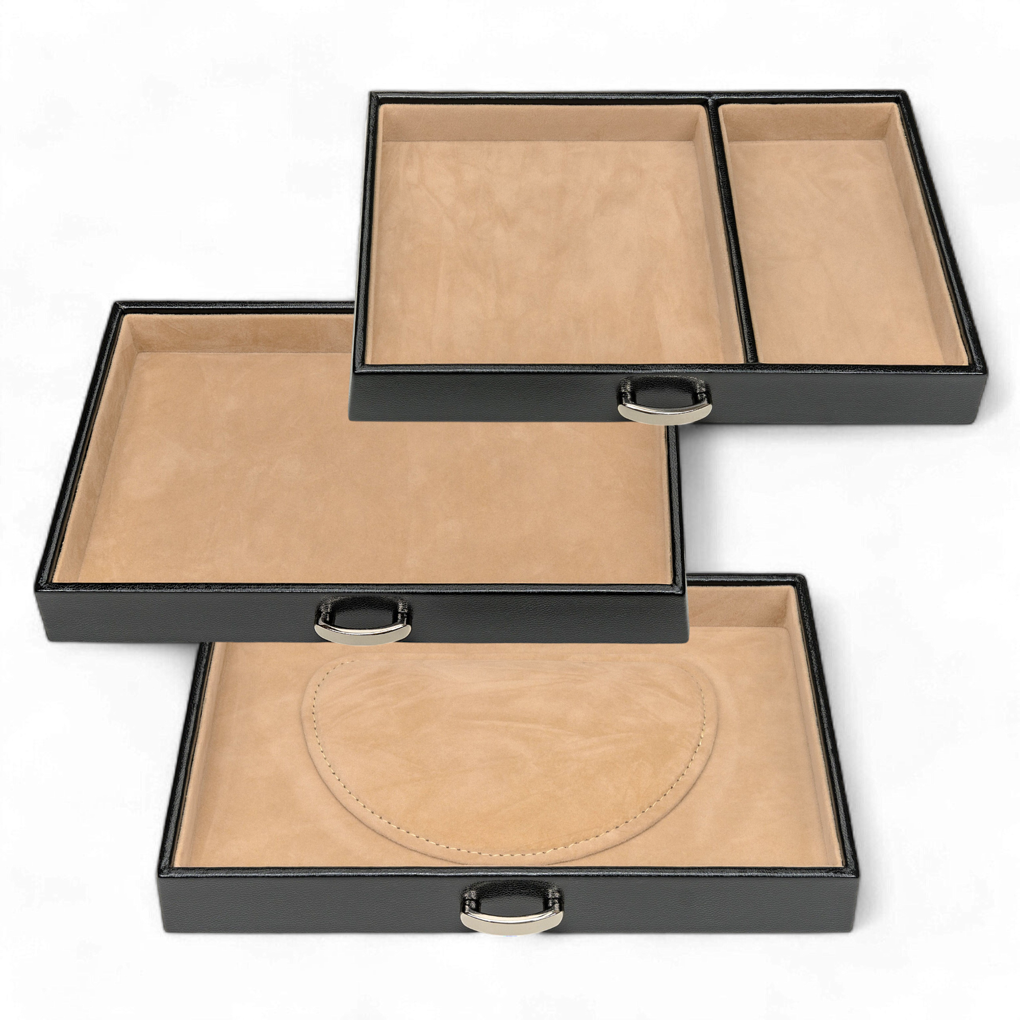 Coffret à bijoux Merino / noir