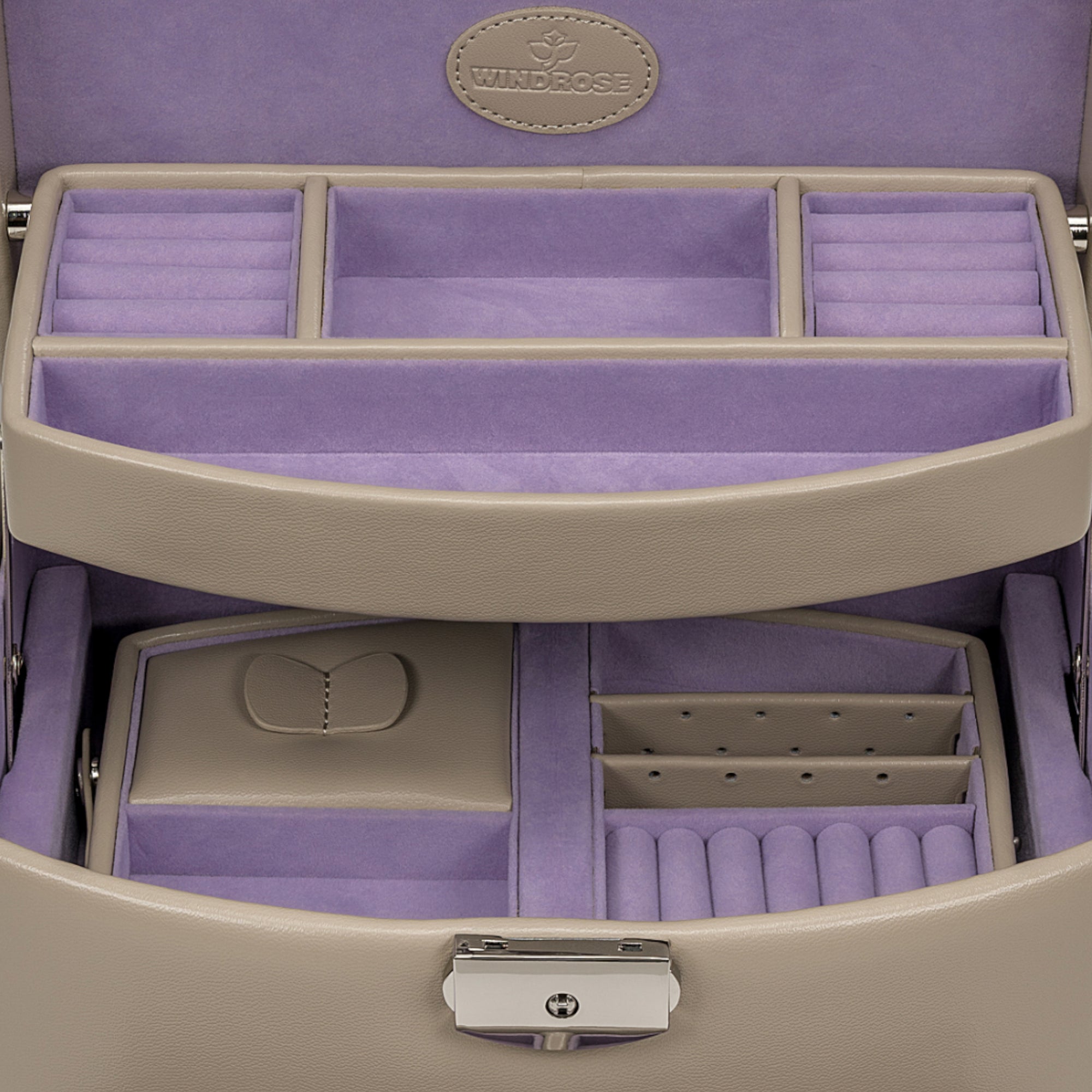 Portagioie automatico con inserto da viaggio Merino Moda / beige