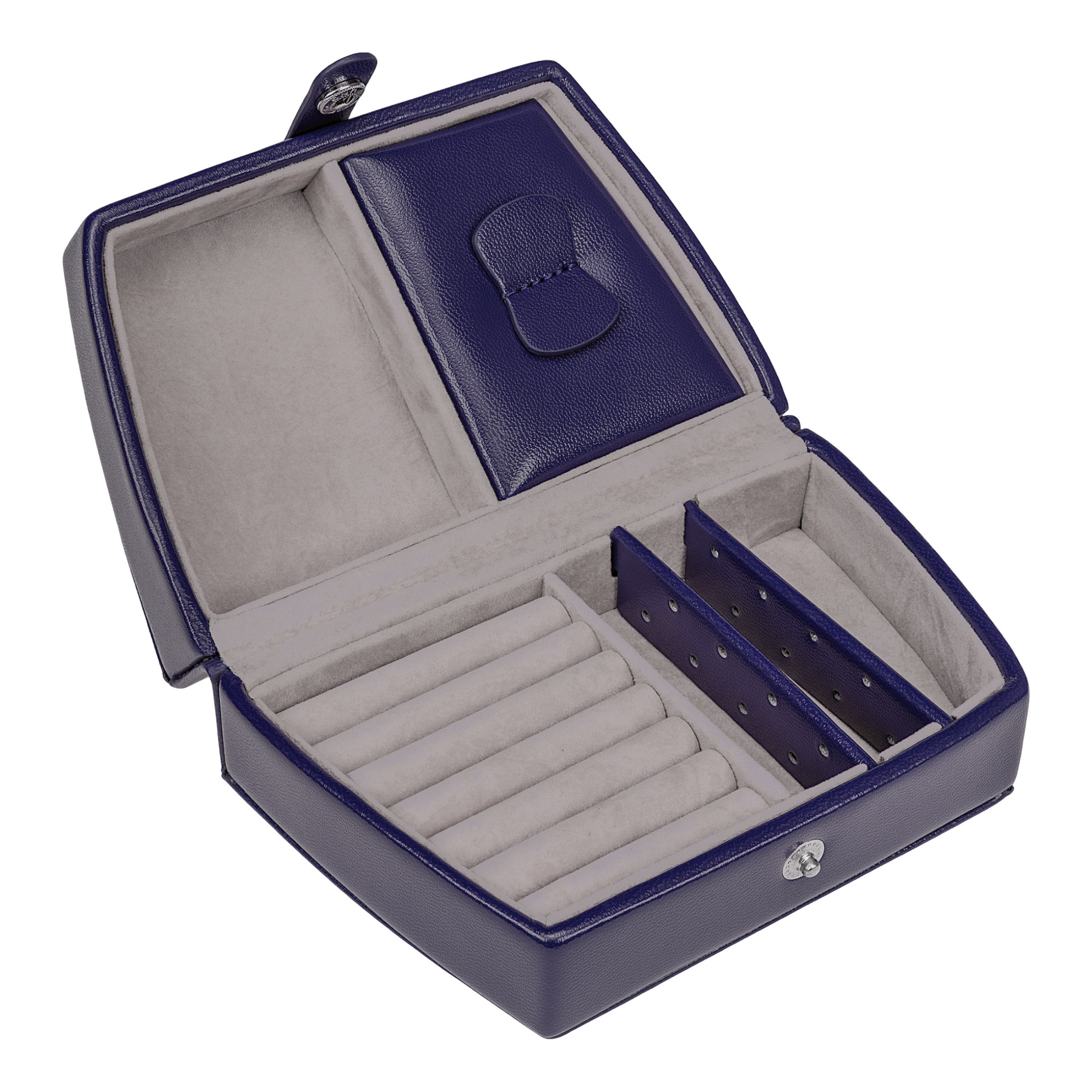 Portagioie automatico con inserto da viaggio Merino Moda / blu scuro