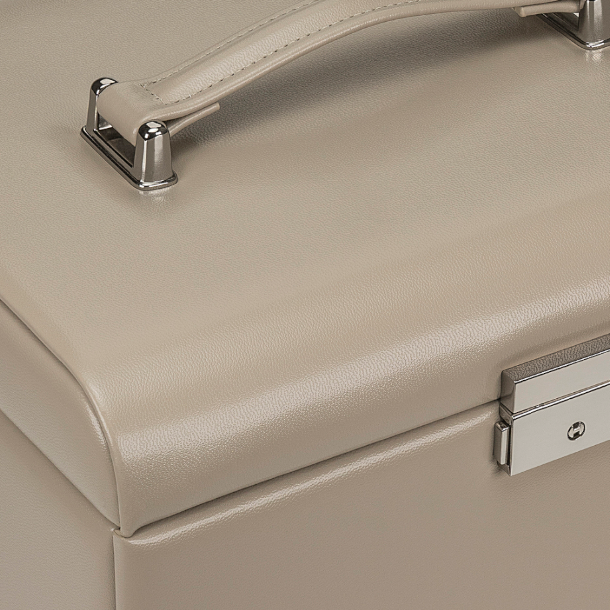 Coffret à bijoux avec pochette à bijoux intégrée Merino Moda / beige
