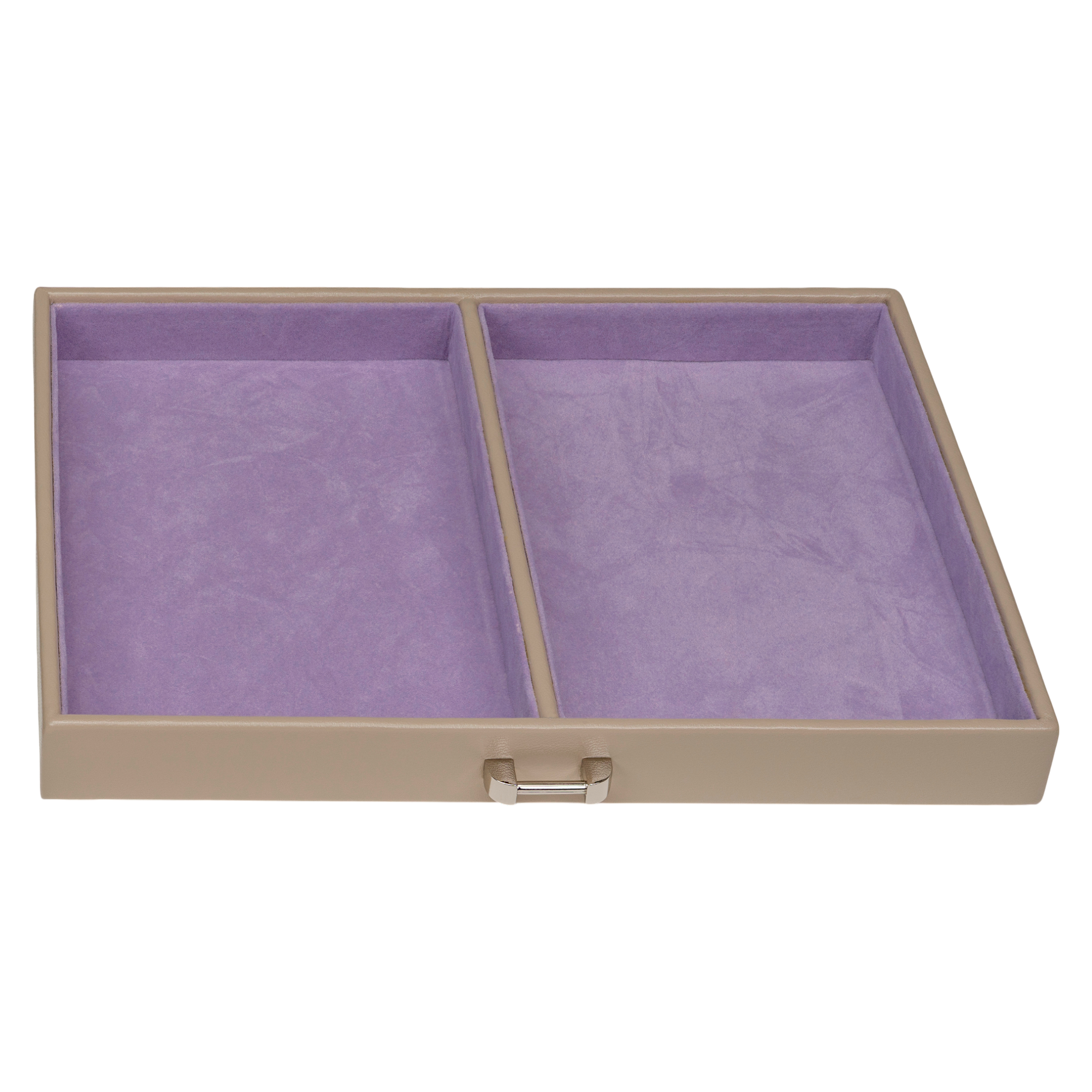 Coffret à bijoux avec pochette à bijoux intégrée Merino Moda / beige