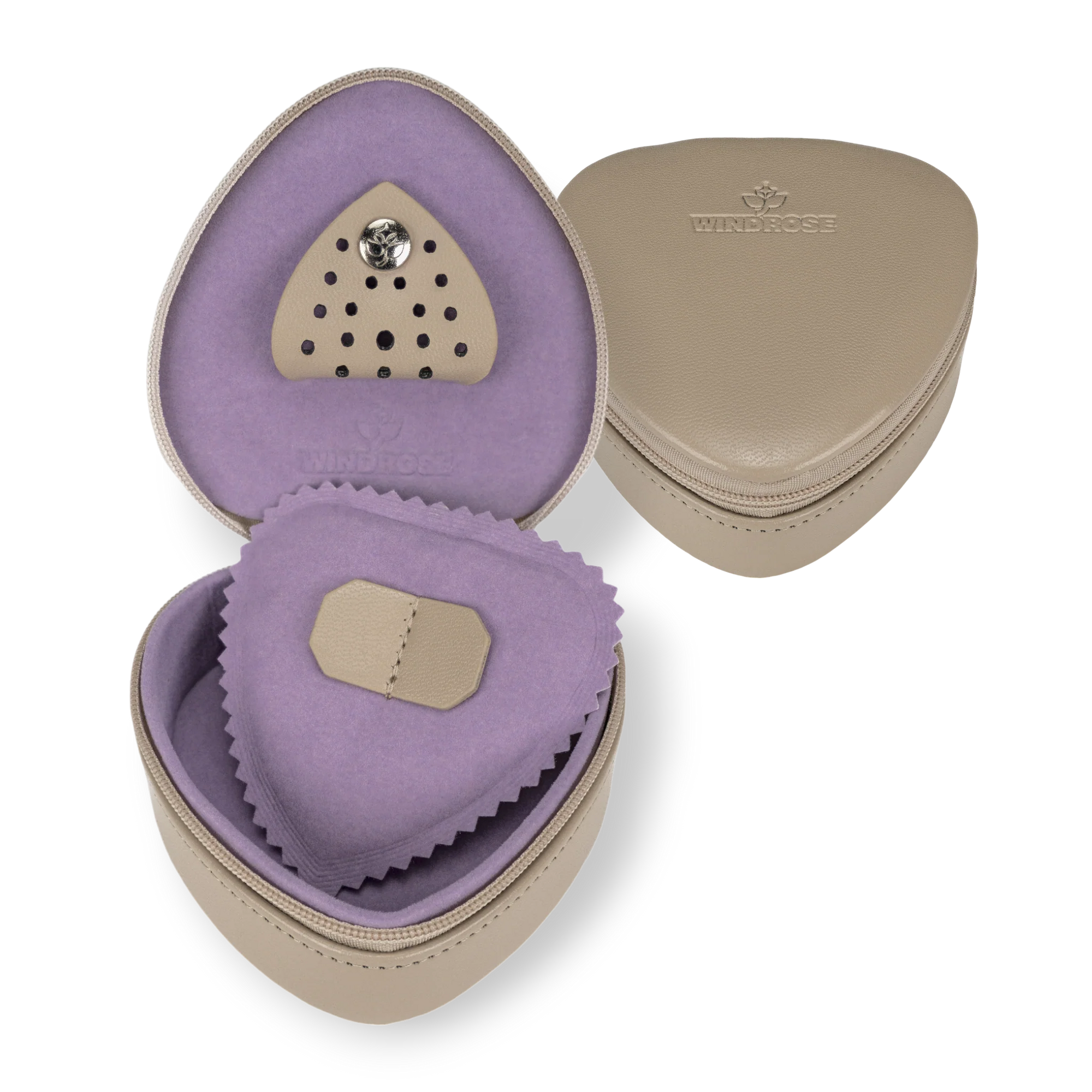 Scatola a cuore piccola Merino Moda / beige