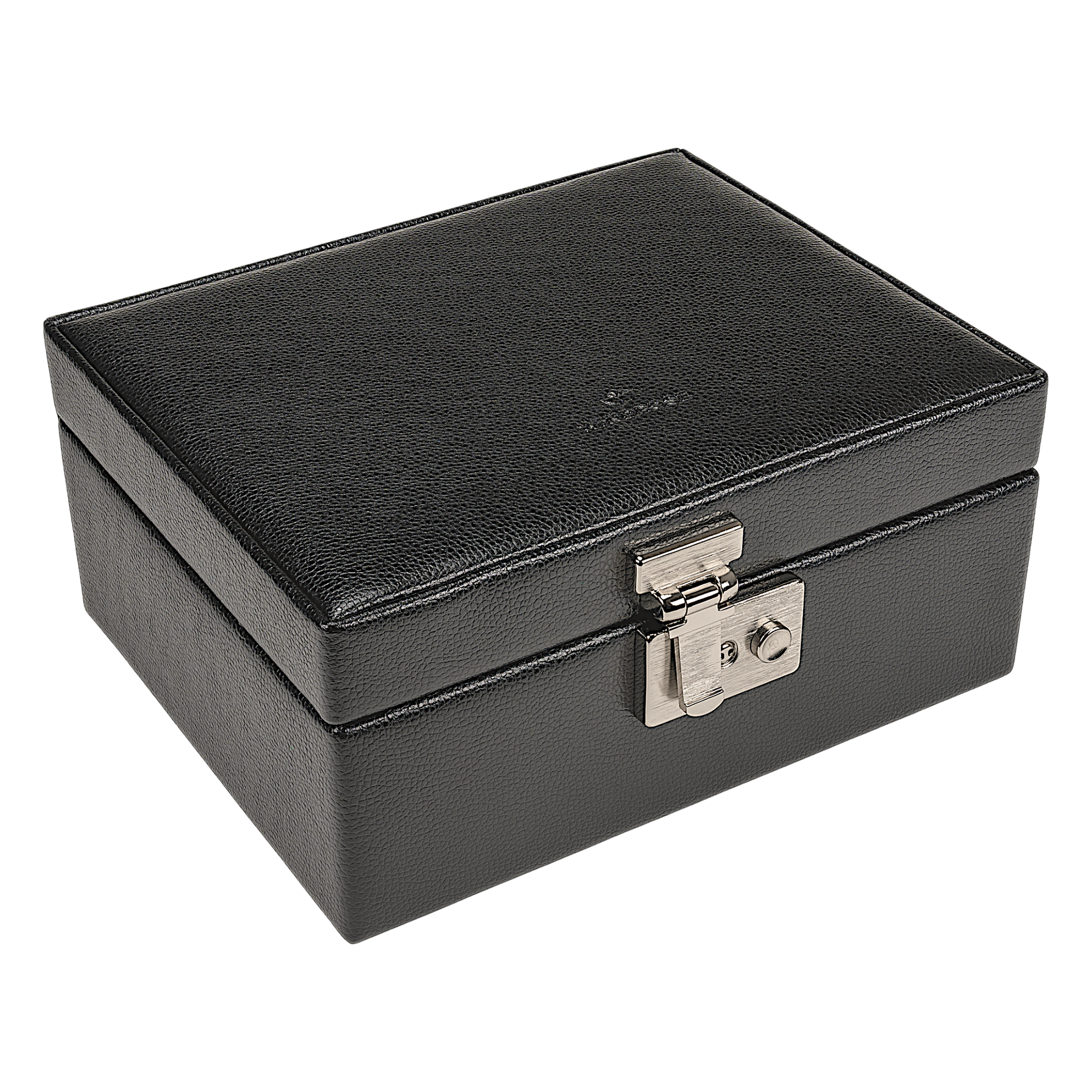 Scatola per orologi Beluga / nero (pelle)