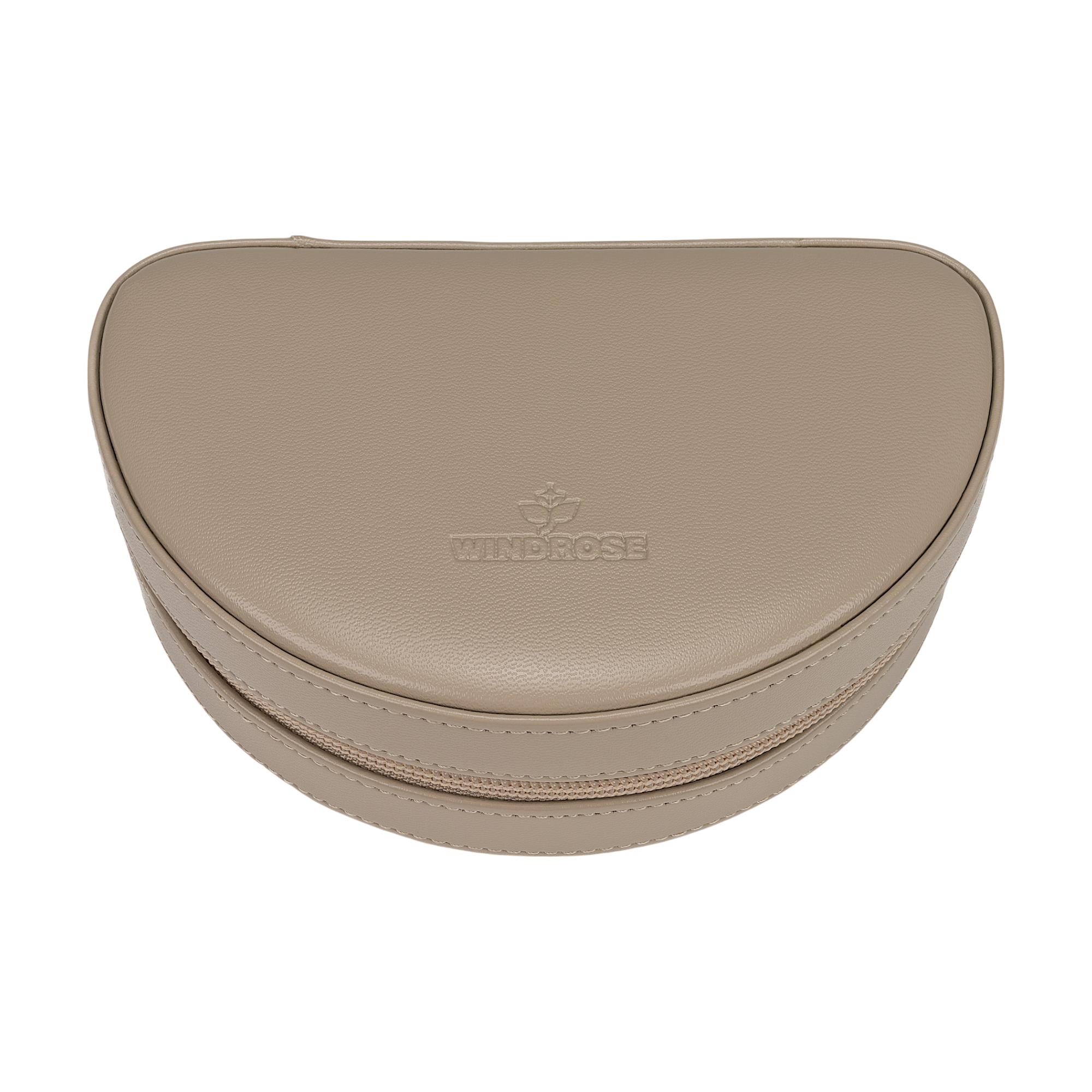 Petite boîte à bijoux avec fermeture éclair Merino Moda / beige