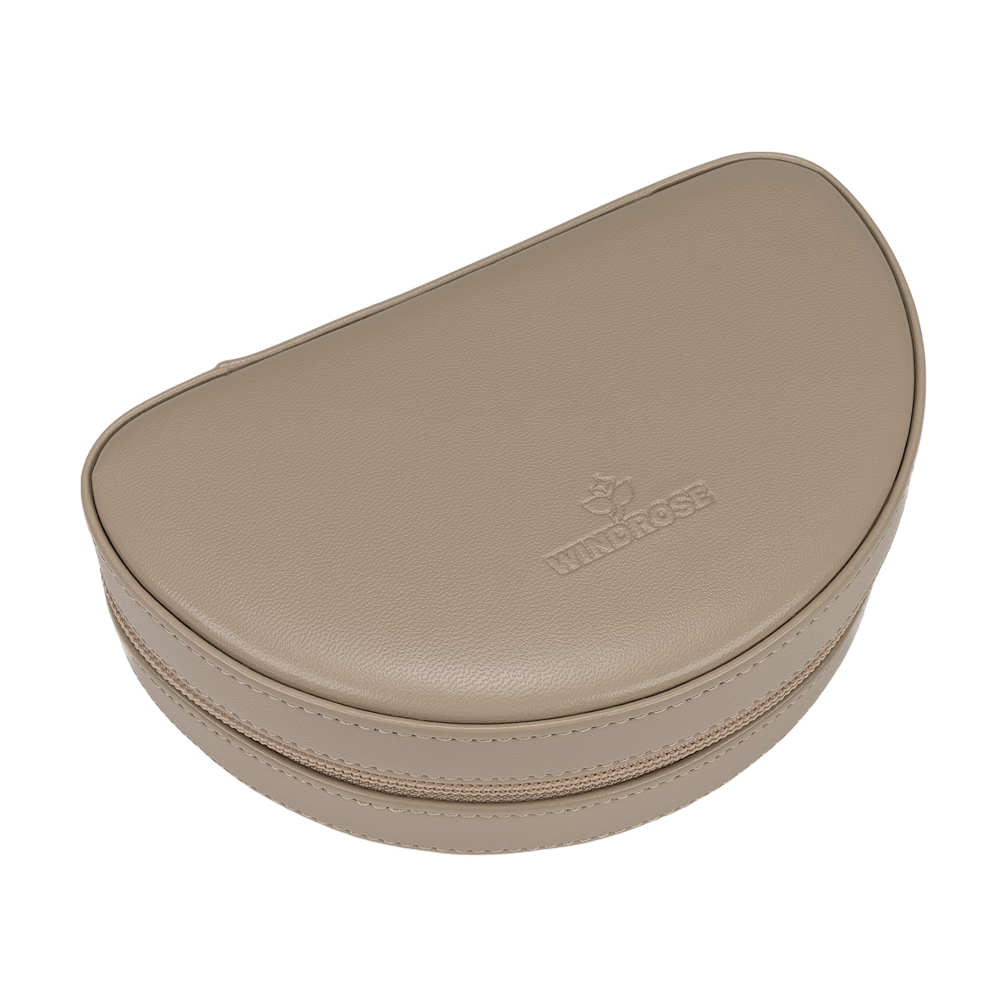 Petite boîte à bijoux avec fermeture éclair Merino Moda / beige