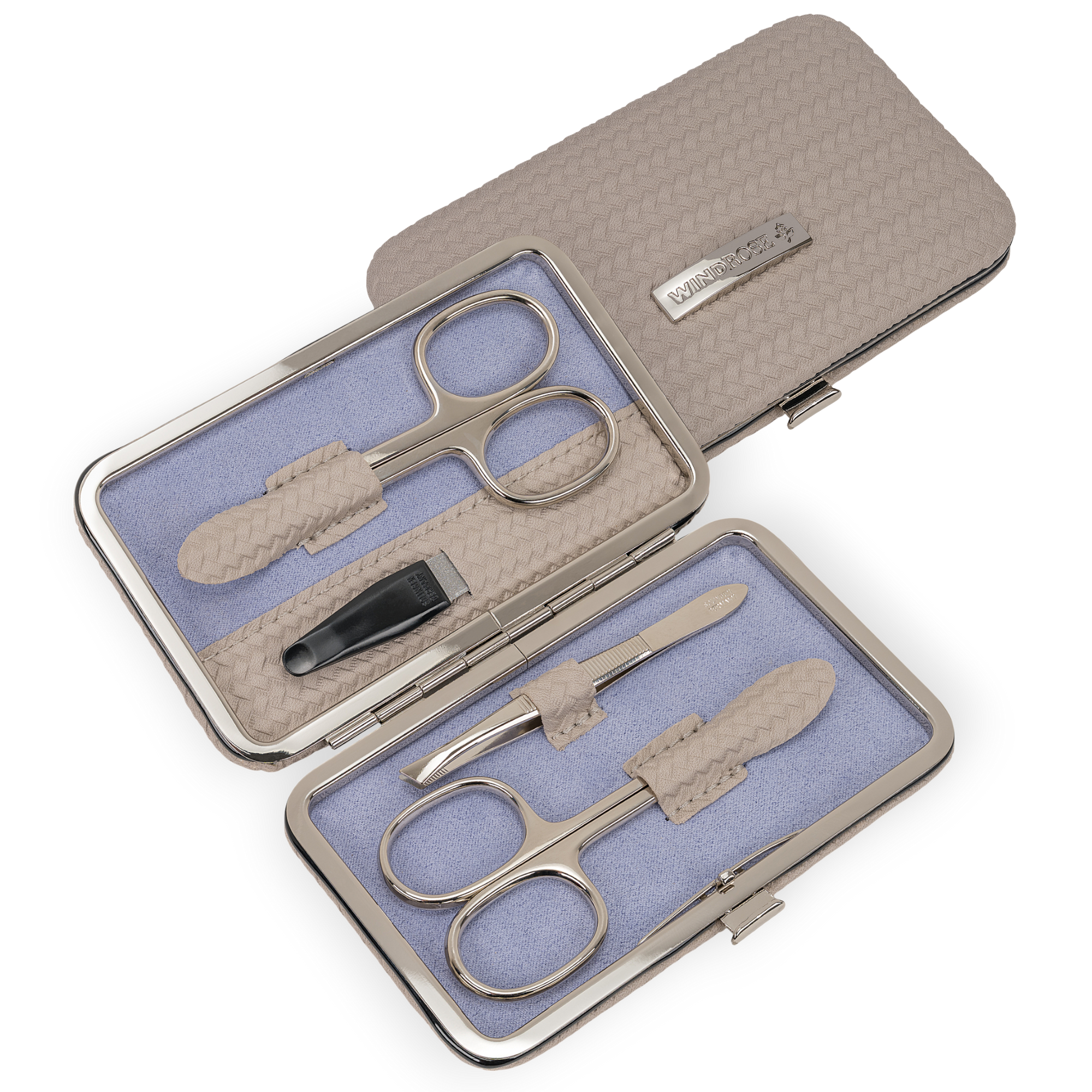 Astuccio per manicure 4 pezzi Corbello / taupe