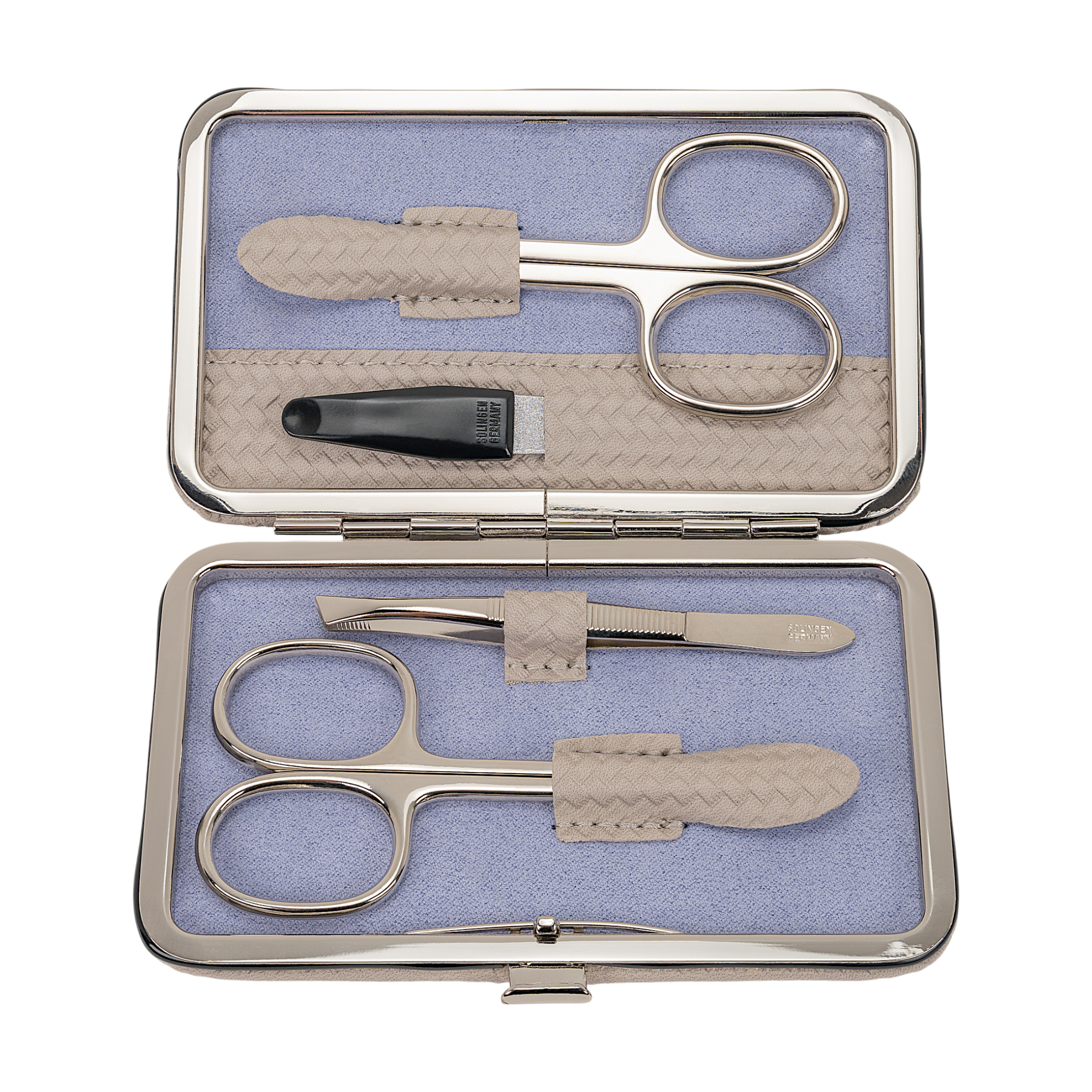 Astuccio per manicure 4 pezzi Corbello / taupe