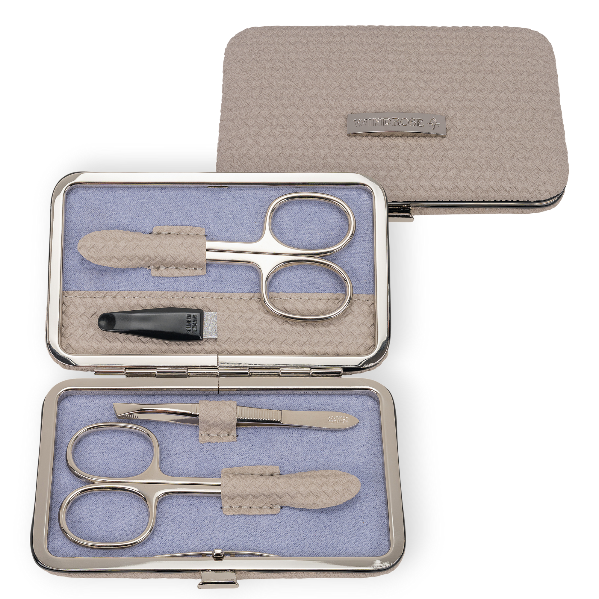 Astuccio per manicure 4 pezzi Corbello / taupe