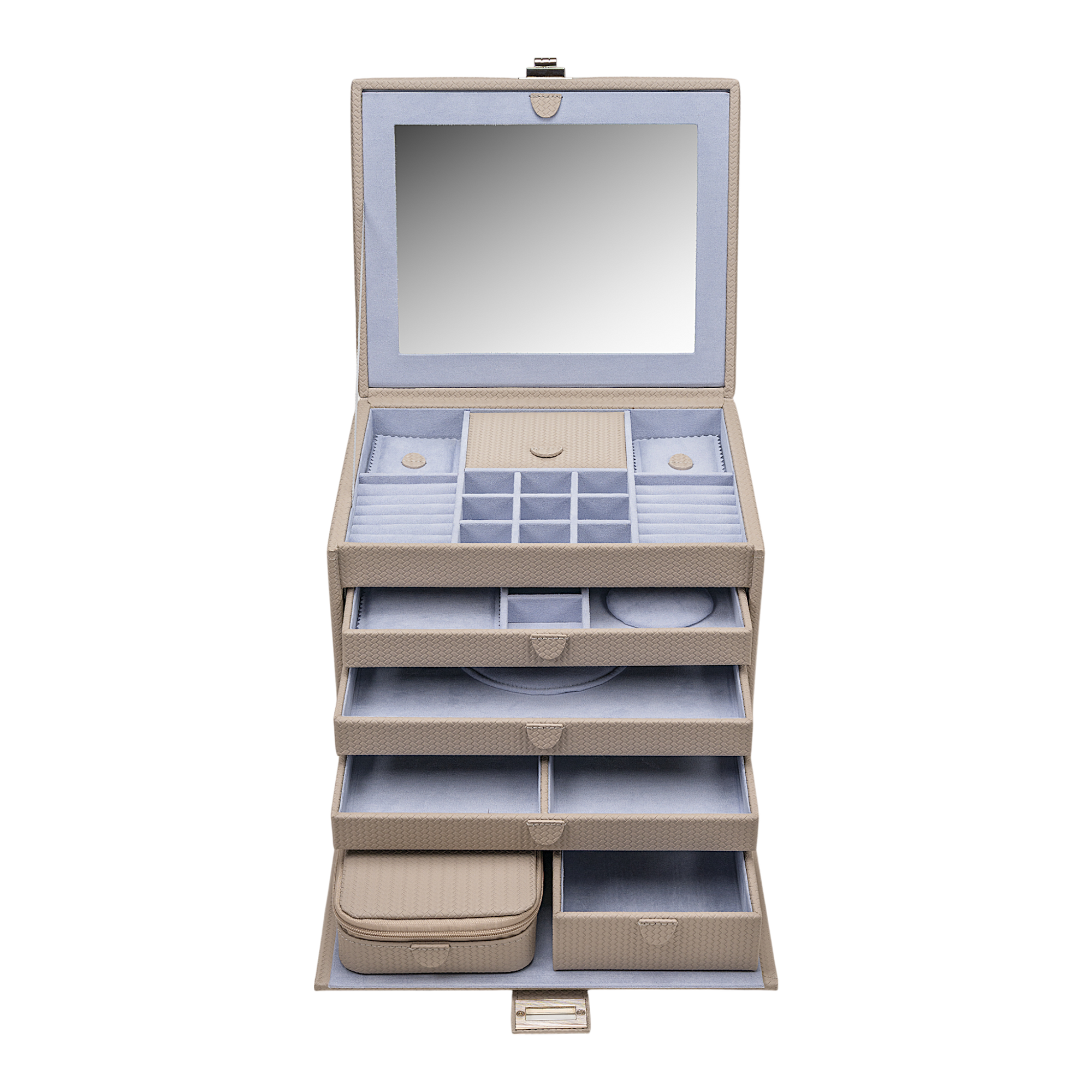 Portagioie XL con custodia da viaggio Corbello / taupe