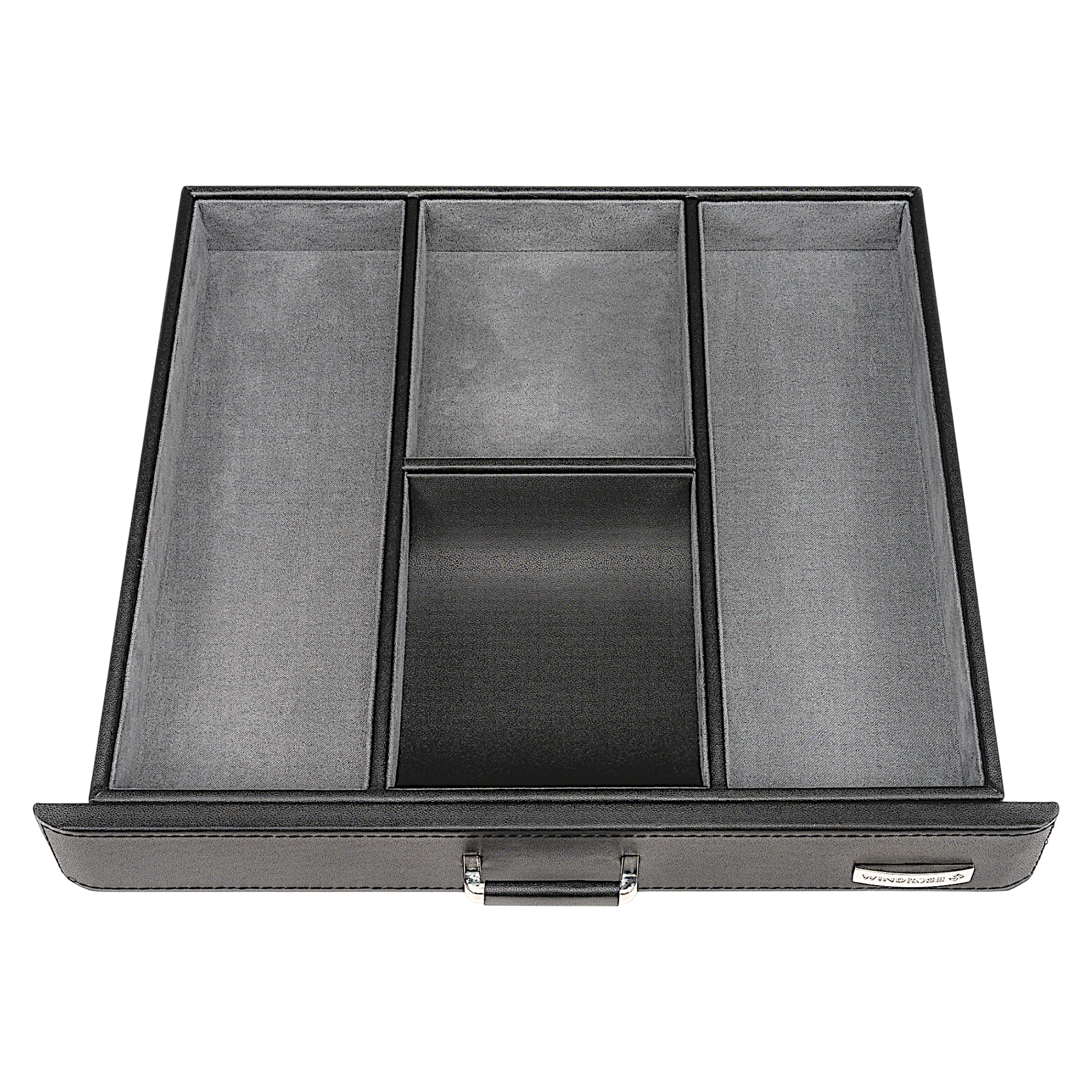 Uhrenetui für 8 Uhren 8 Uhren Tempora / schwarz (Recyceltes Leder)
