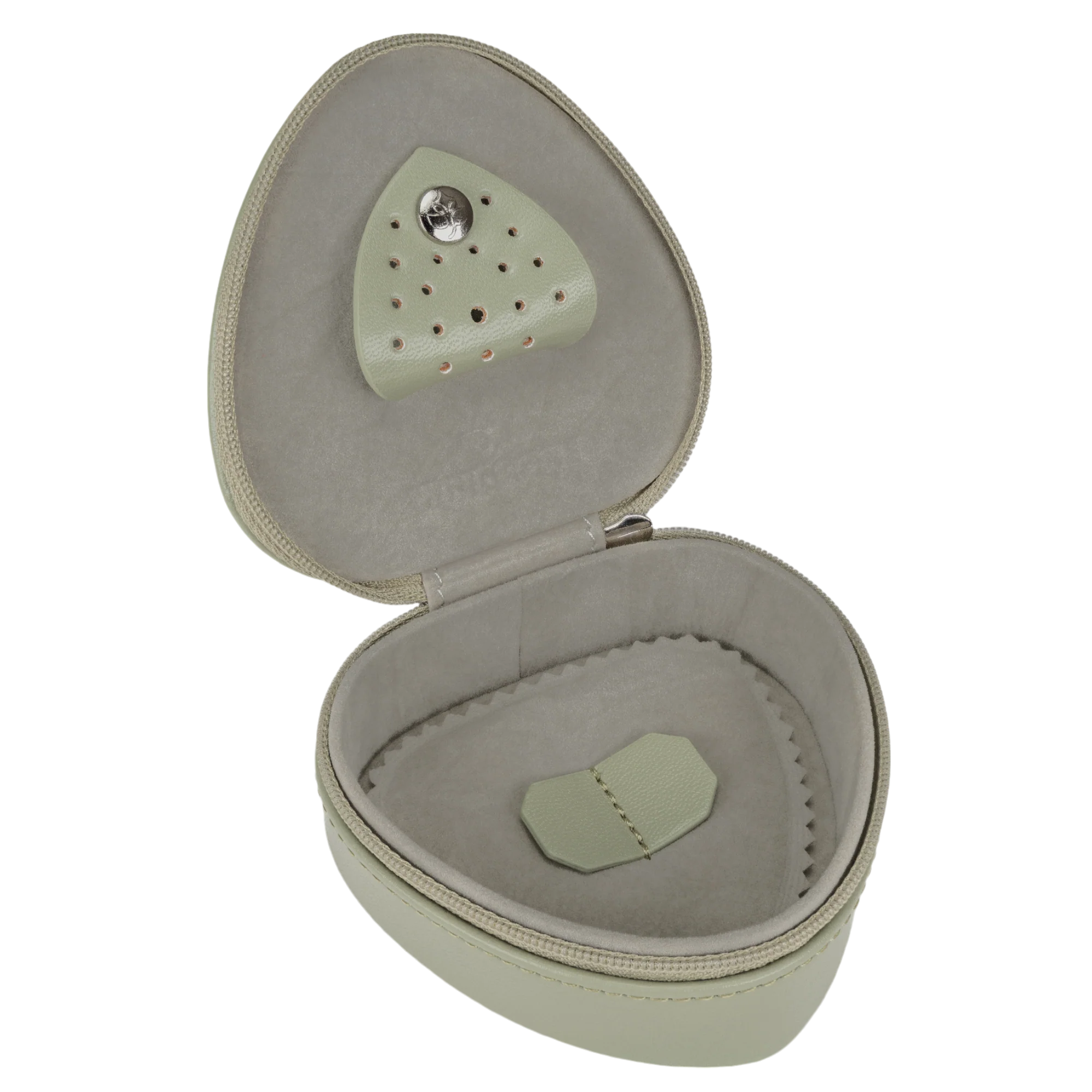 Scatola a cuore piccola Merino Moda / salvia
