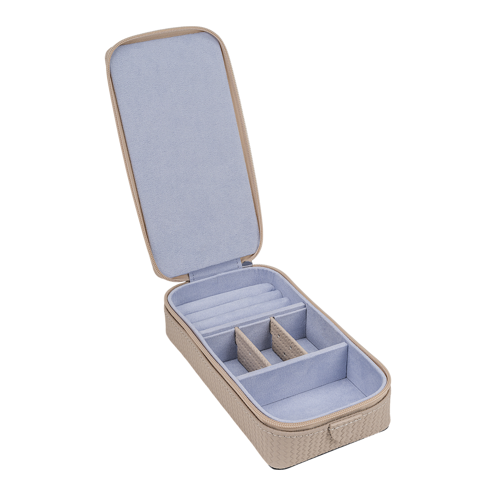 Coffret à bijoux M avec insert Corbello / taupe