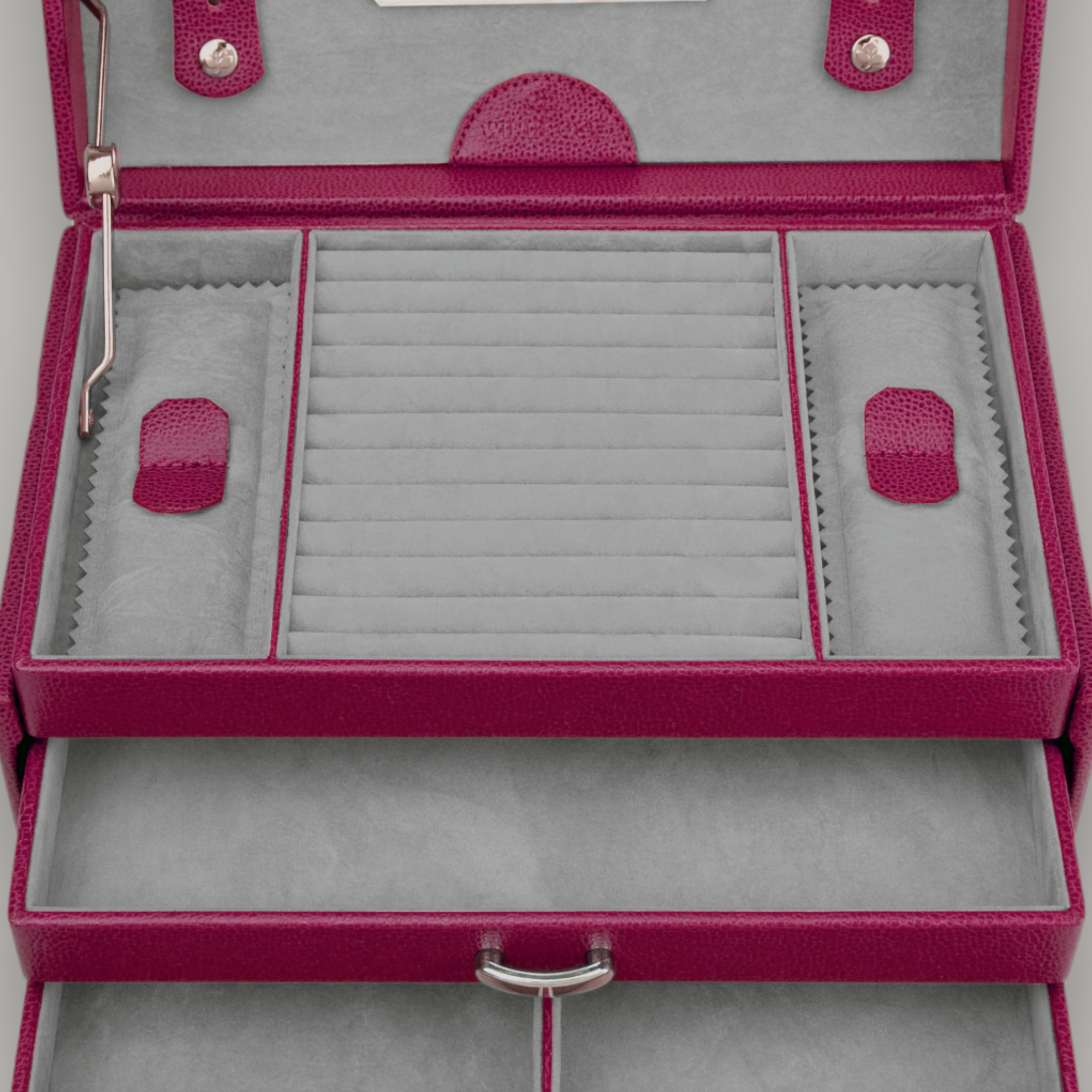Portagioie Beluga / berry (pelle)
