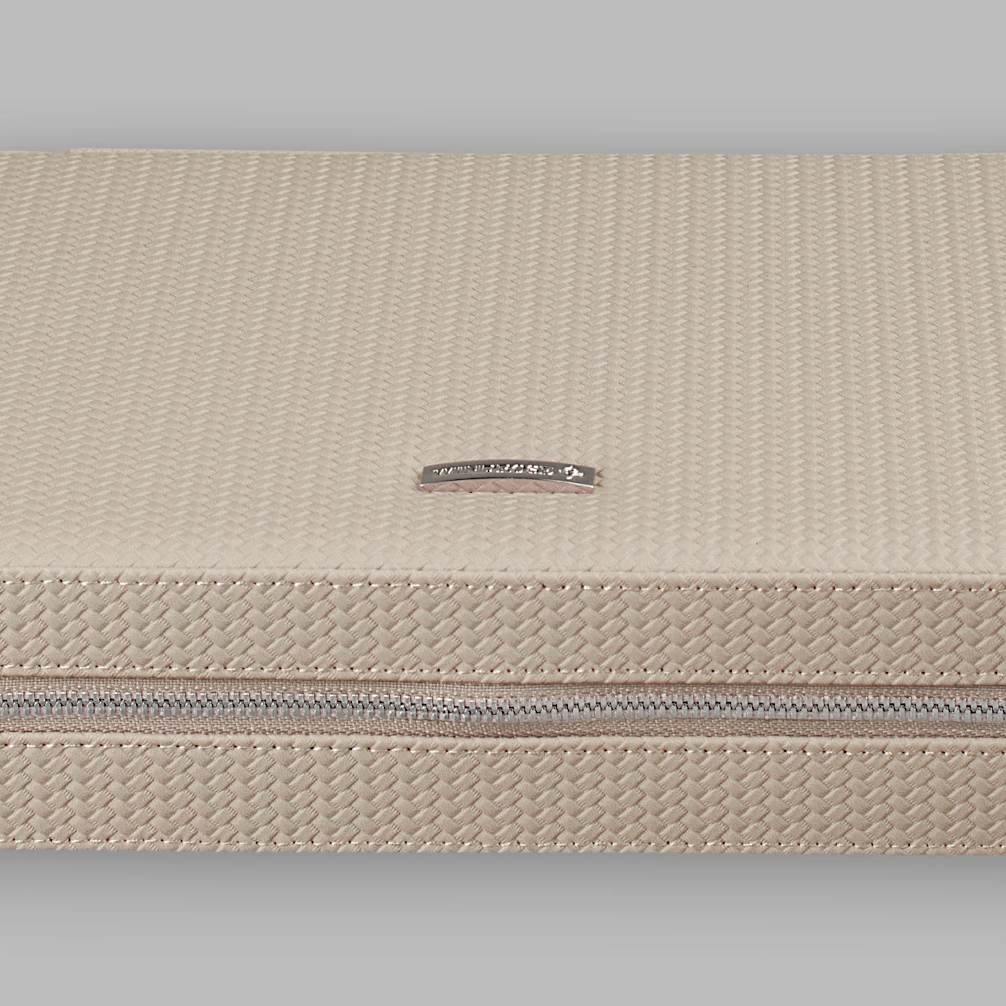 Boîte à bijoux zippée Corbello / taupe