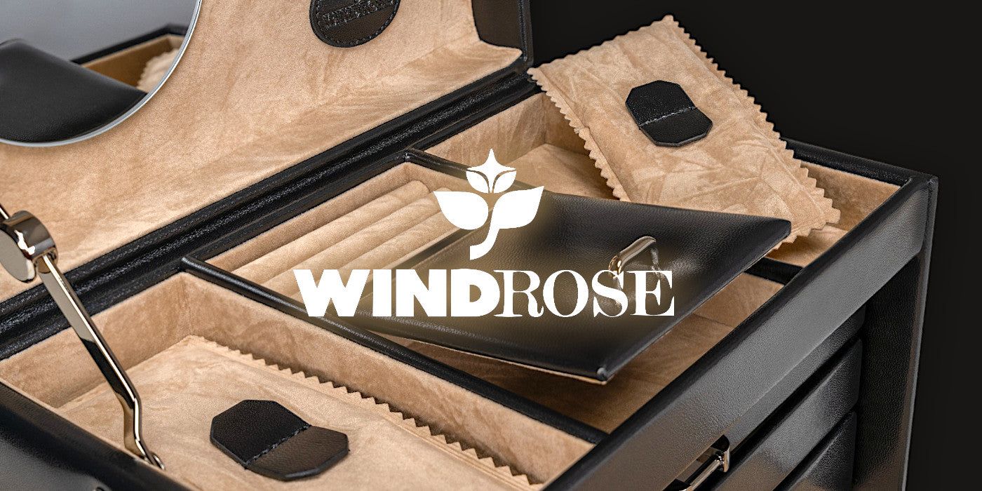 Windrose Merino Boîte à Bijoux 23 Cm Rot | Sur