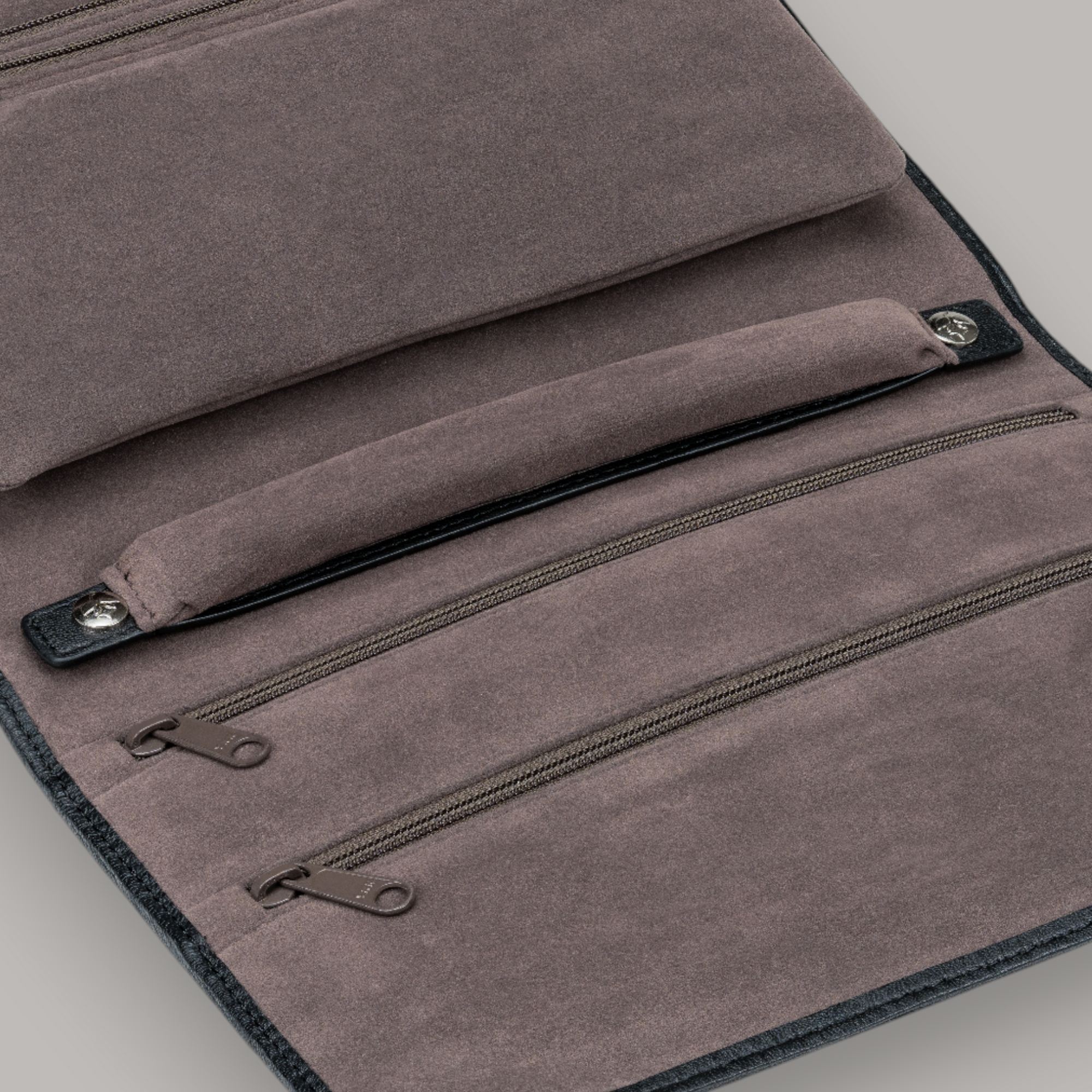 Schmucktasche XL Nappa / schwarz (Vollrindleder)
