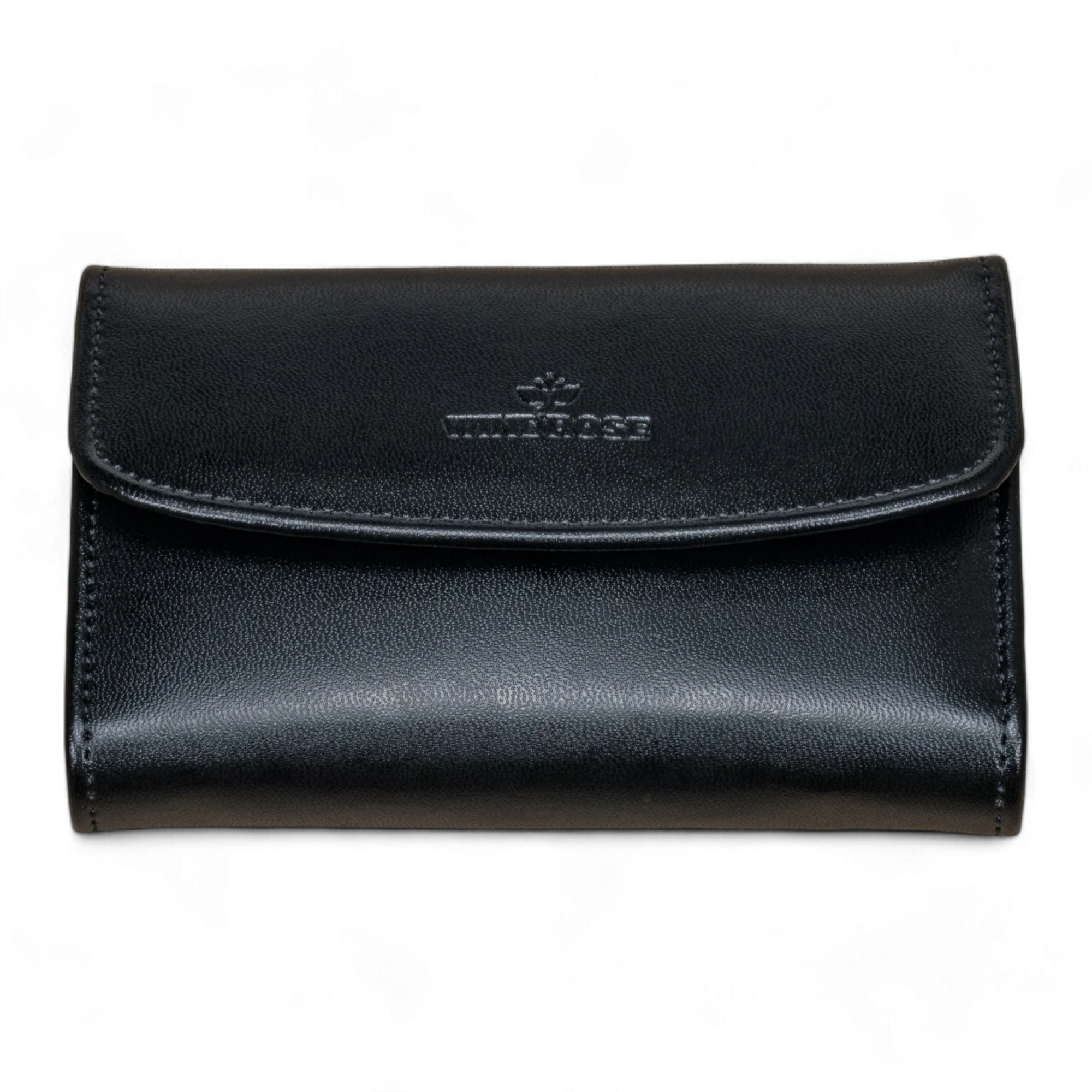 Coffret à bijoux XXL avec pochette à bijoux intégrée Mérinos / noir