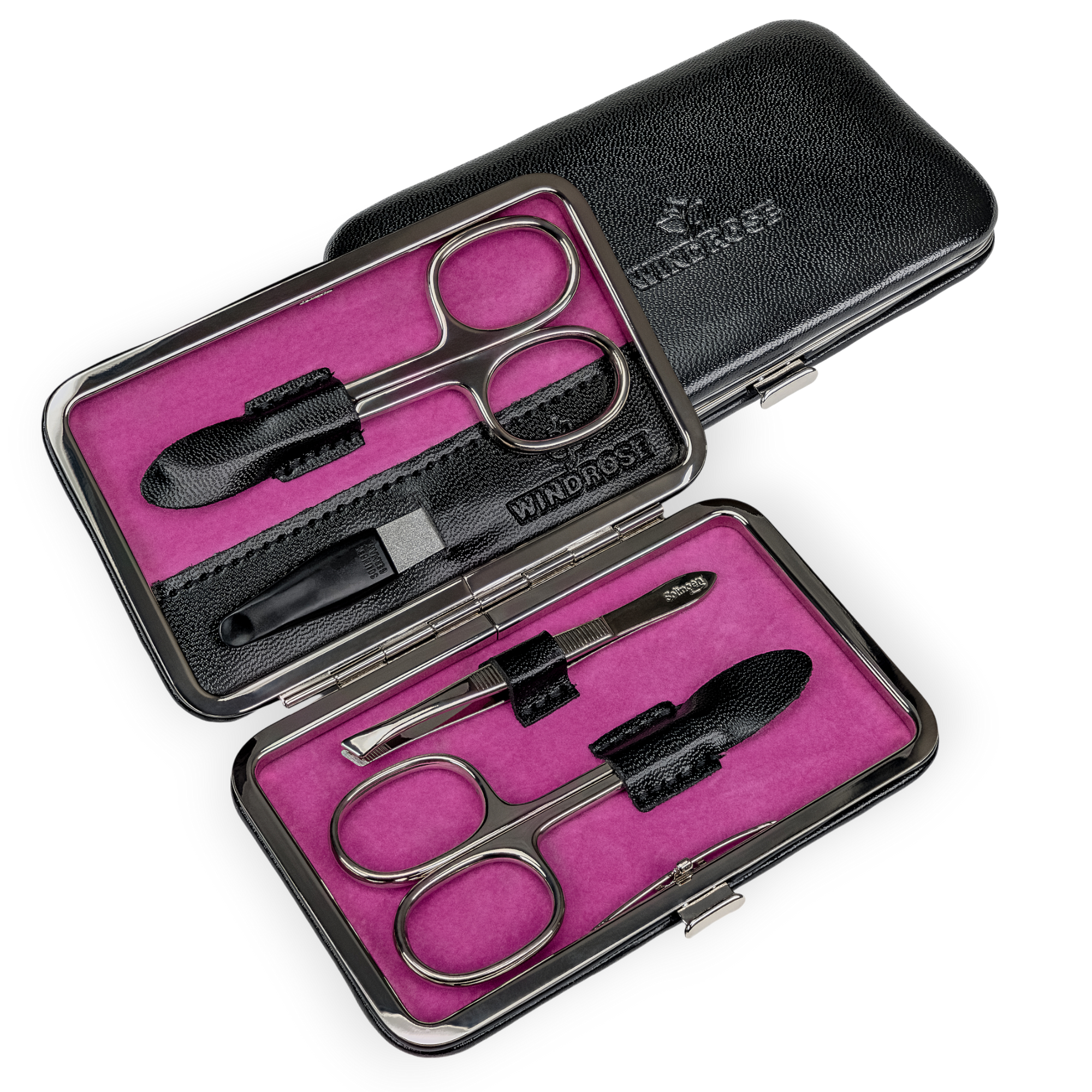 Trousse de manucure 4 pièces Merino Moda / noir