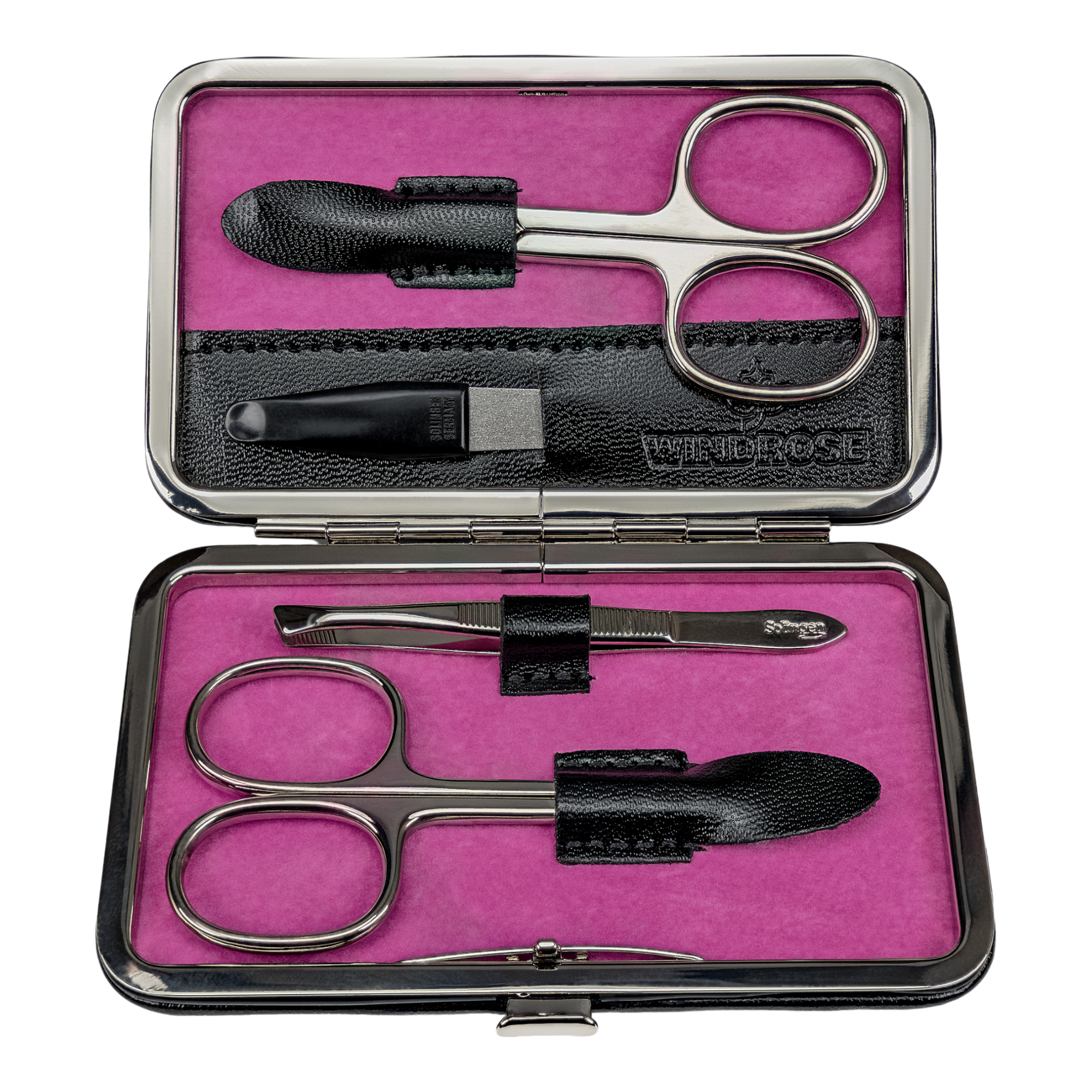 Trousse de manucure 4 pièces Merino Moda / noir