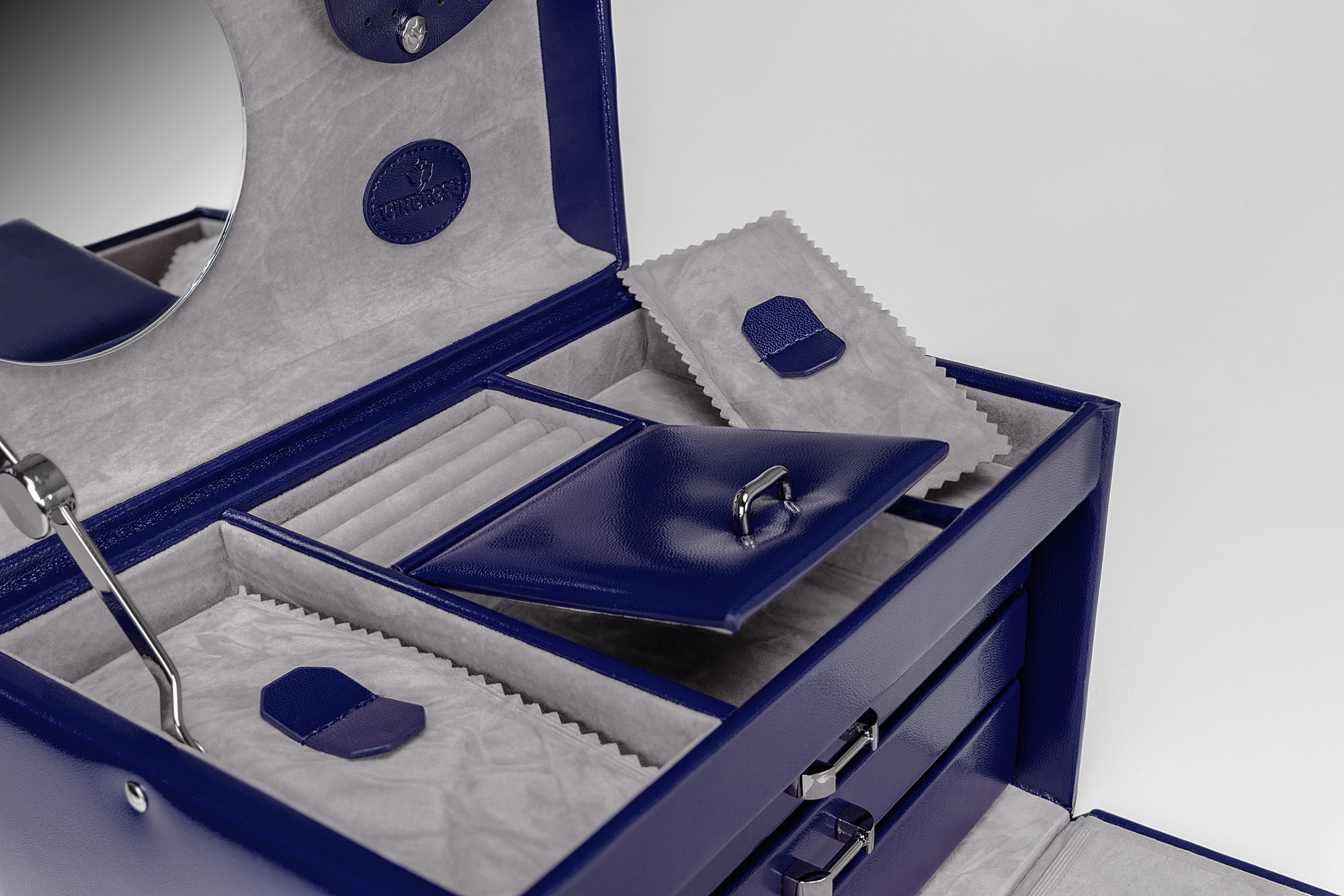 Portagioie Merino Moda / blu scuro