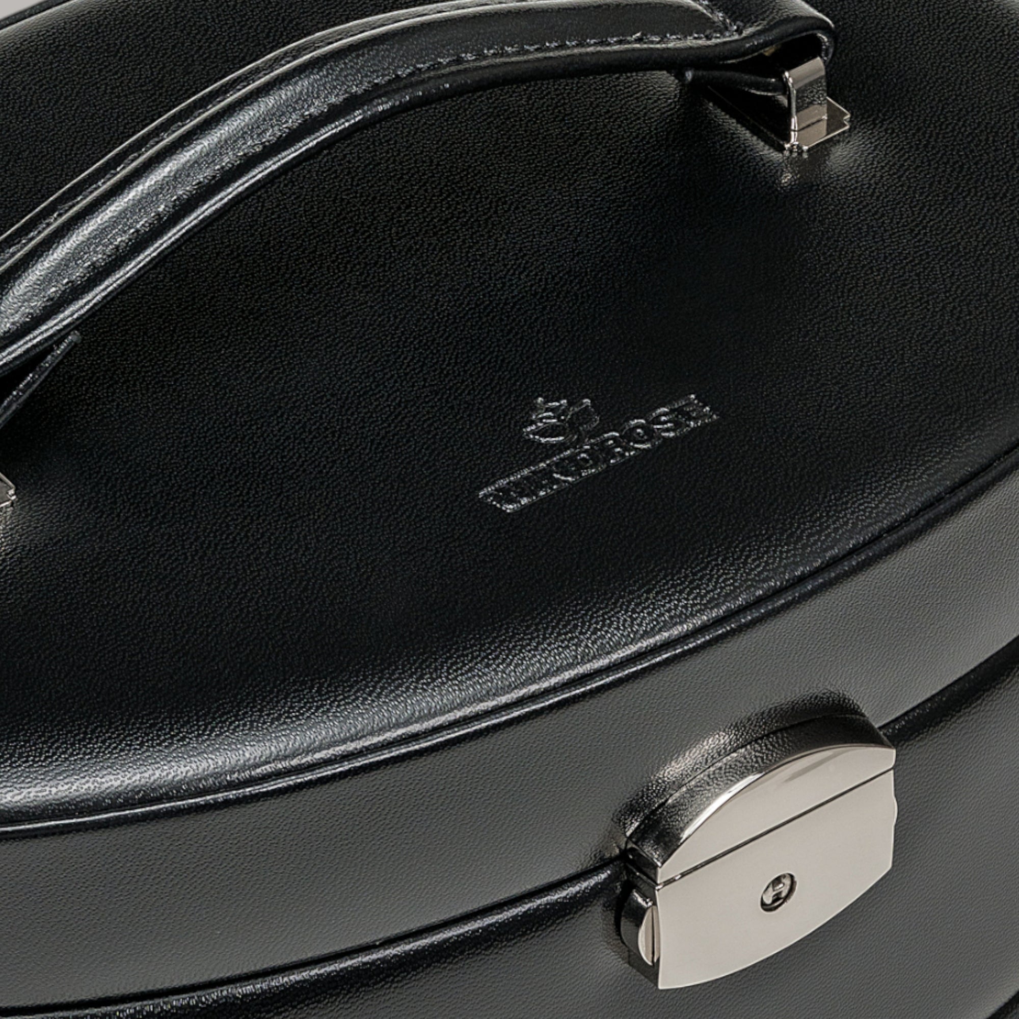 Coffret à bijoux automatique avec insert de voyage Merino / noir