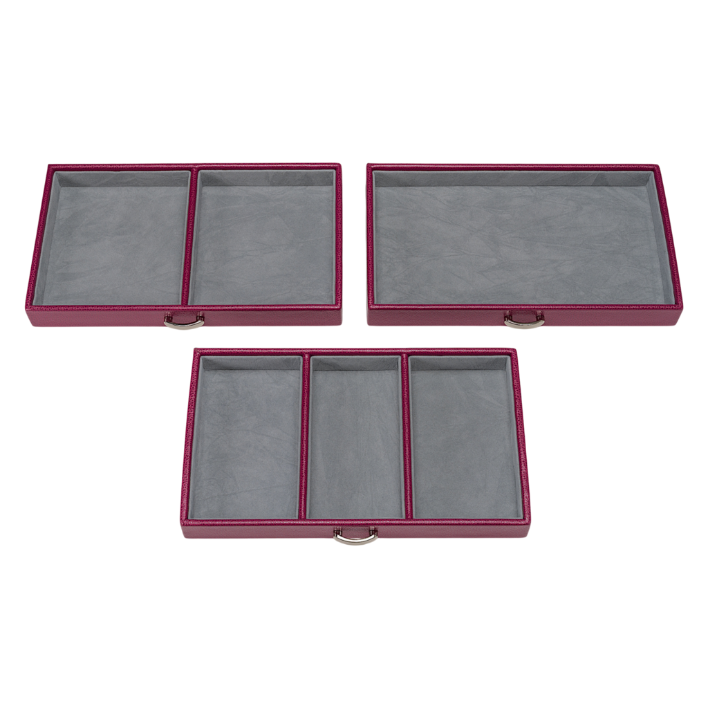 Portagioie Beluga / berry (pelle)