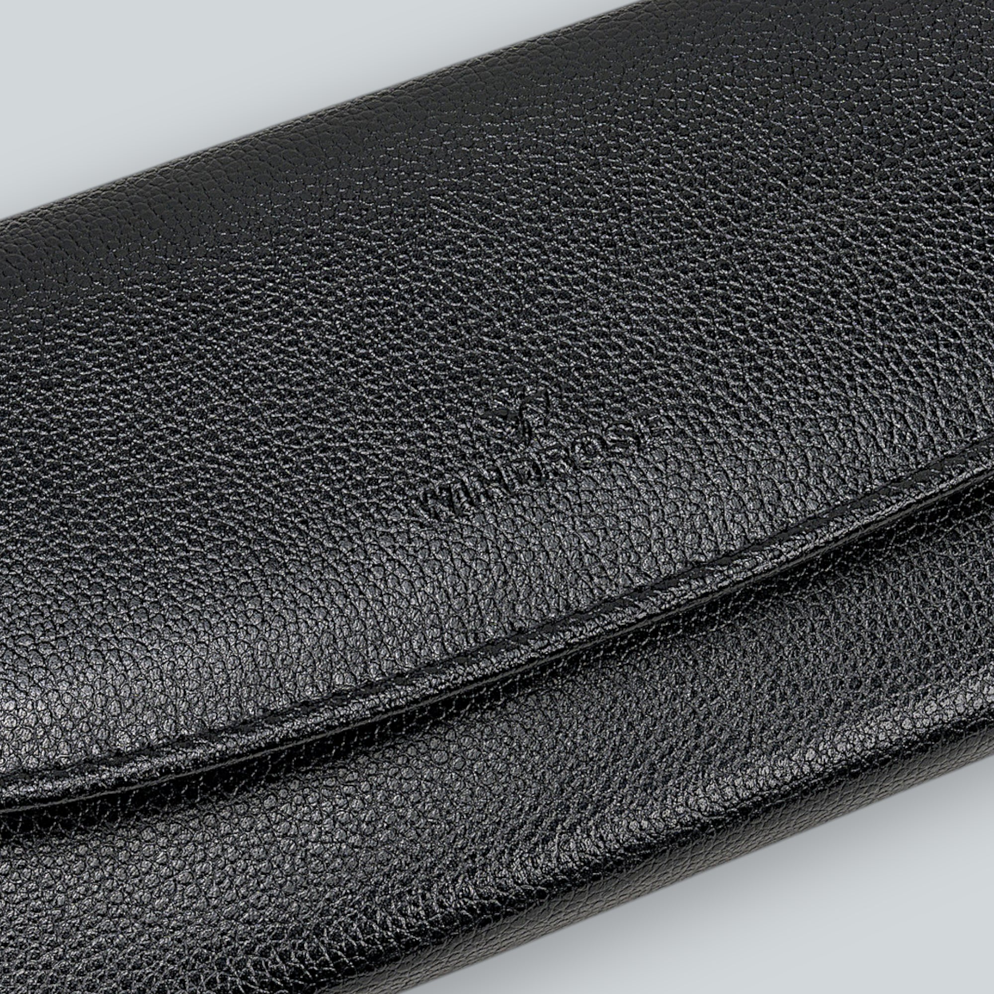 Sac à bijoux Beluga / noir (cuir)