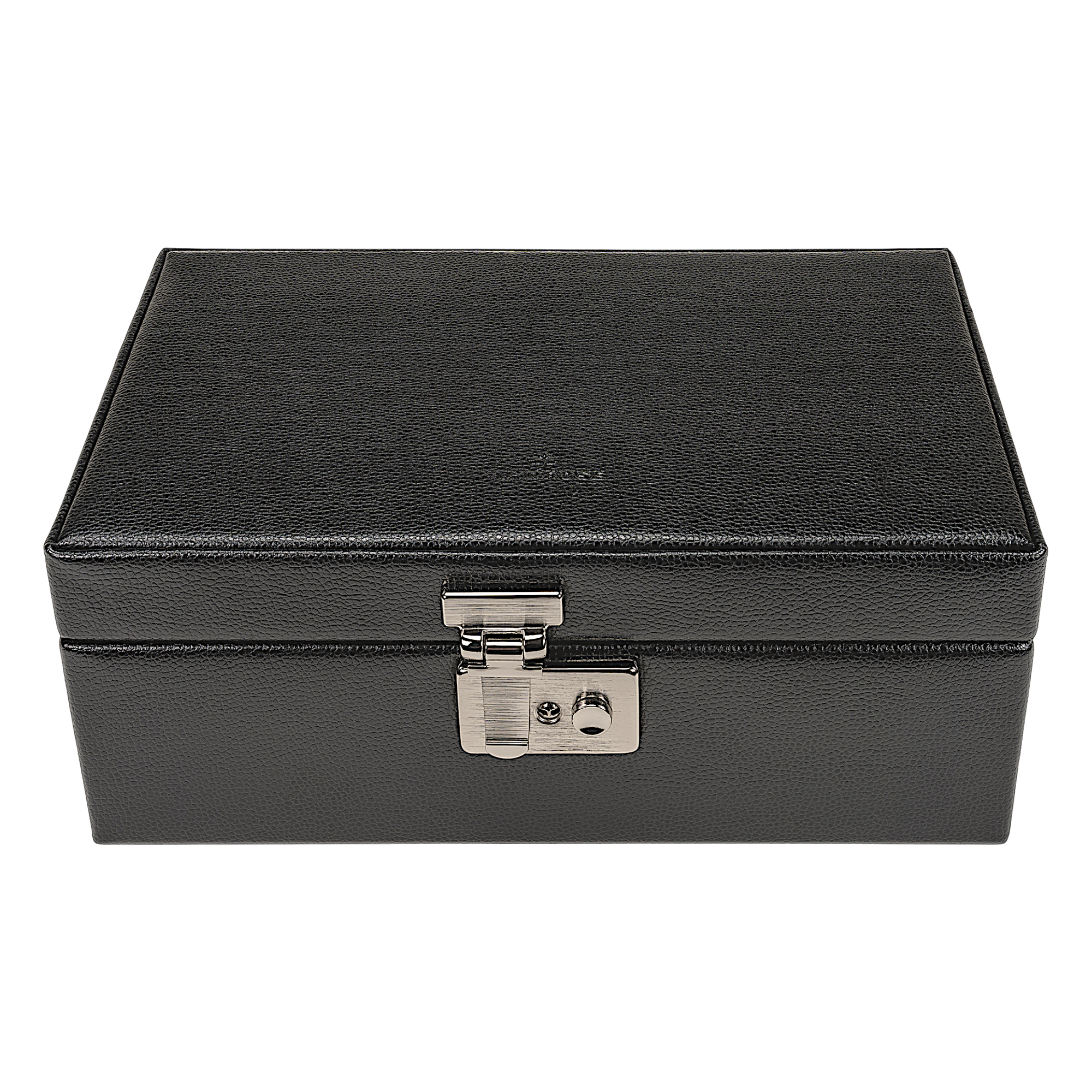 Coffret à montres Beluga / noir (cuir)