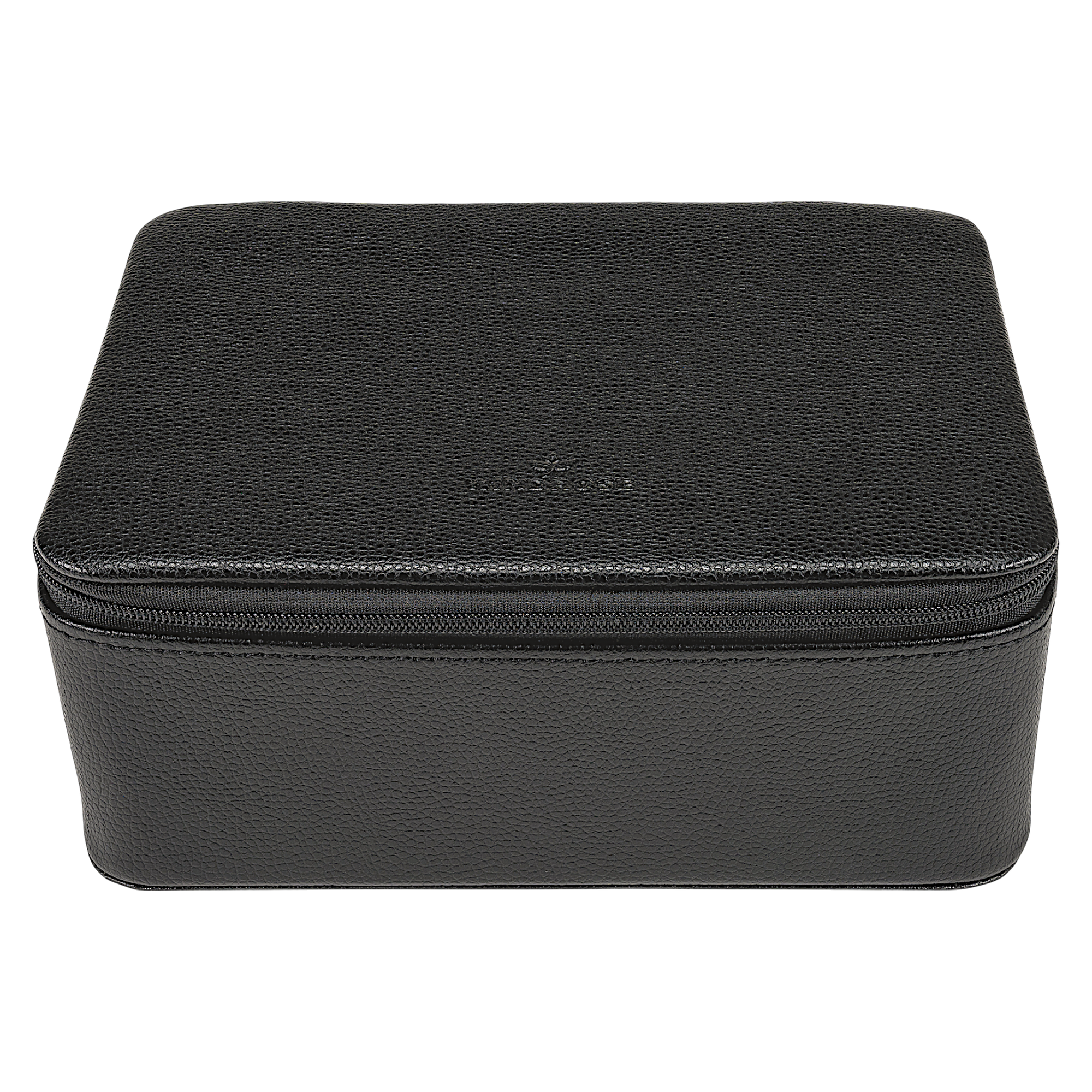 Uhrenkassette Beluga / schwarz (Leder)