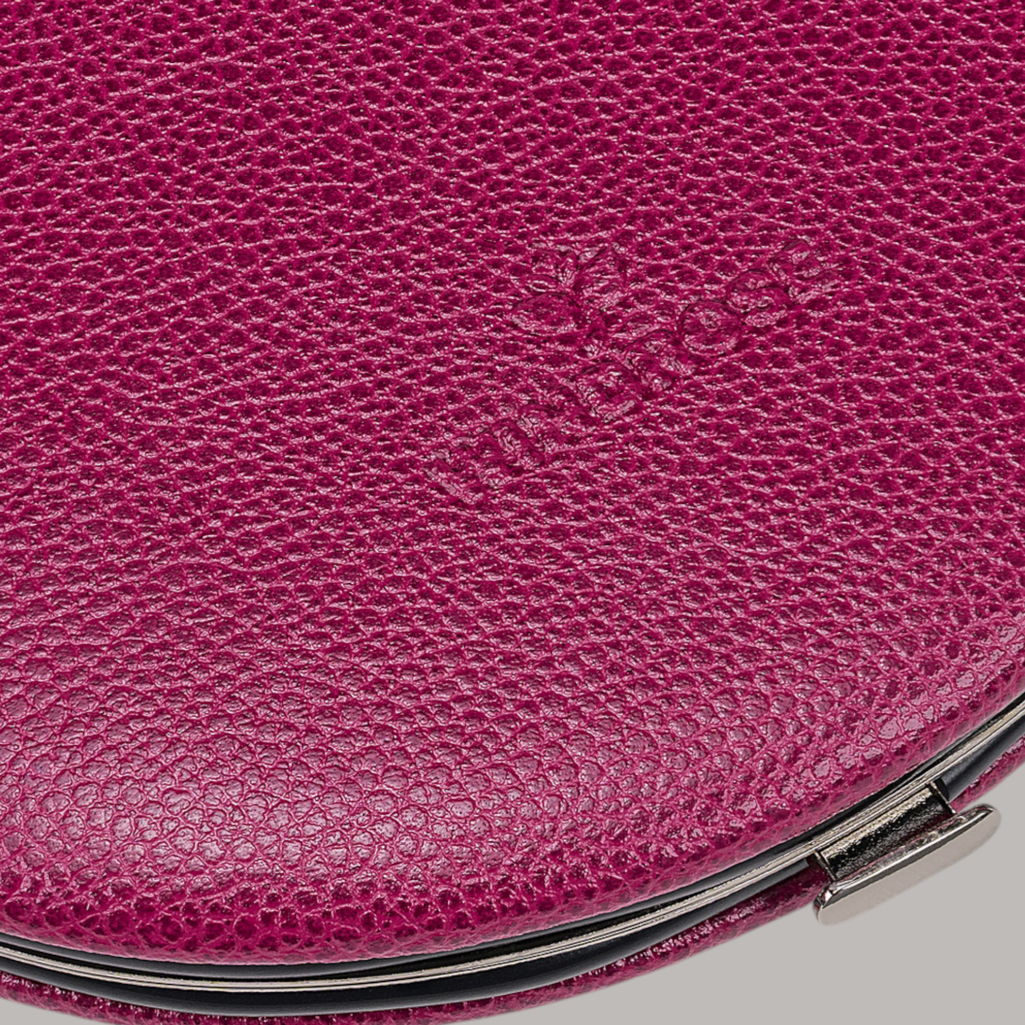 Astuccio per manicure da 5 pezzi Beluga / berry (pelle)